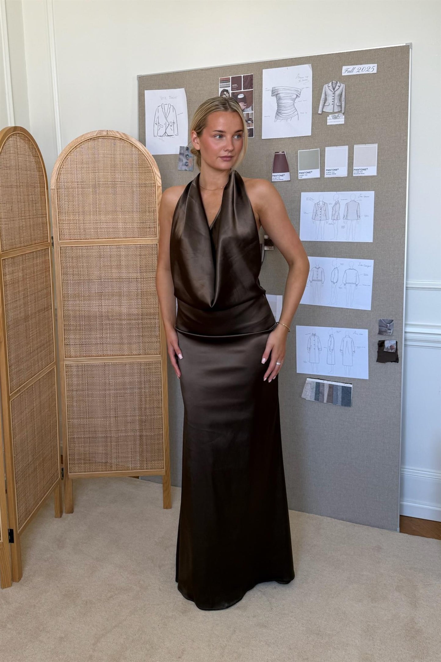 Evelyn Maxi Dress PREORDER Brown