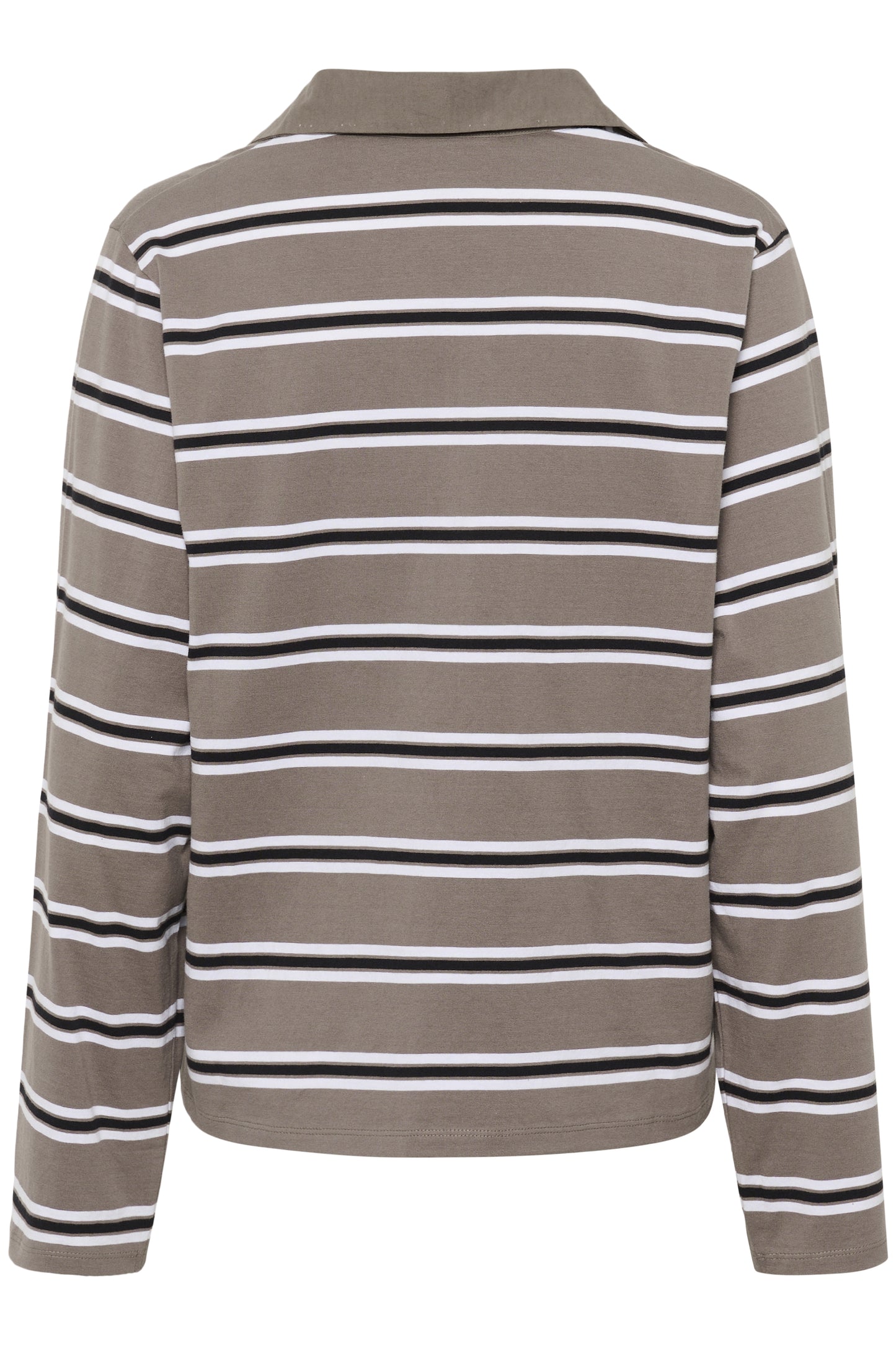 Zuelma Striped Polo Long Sleeve