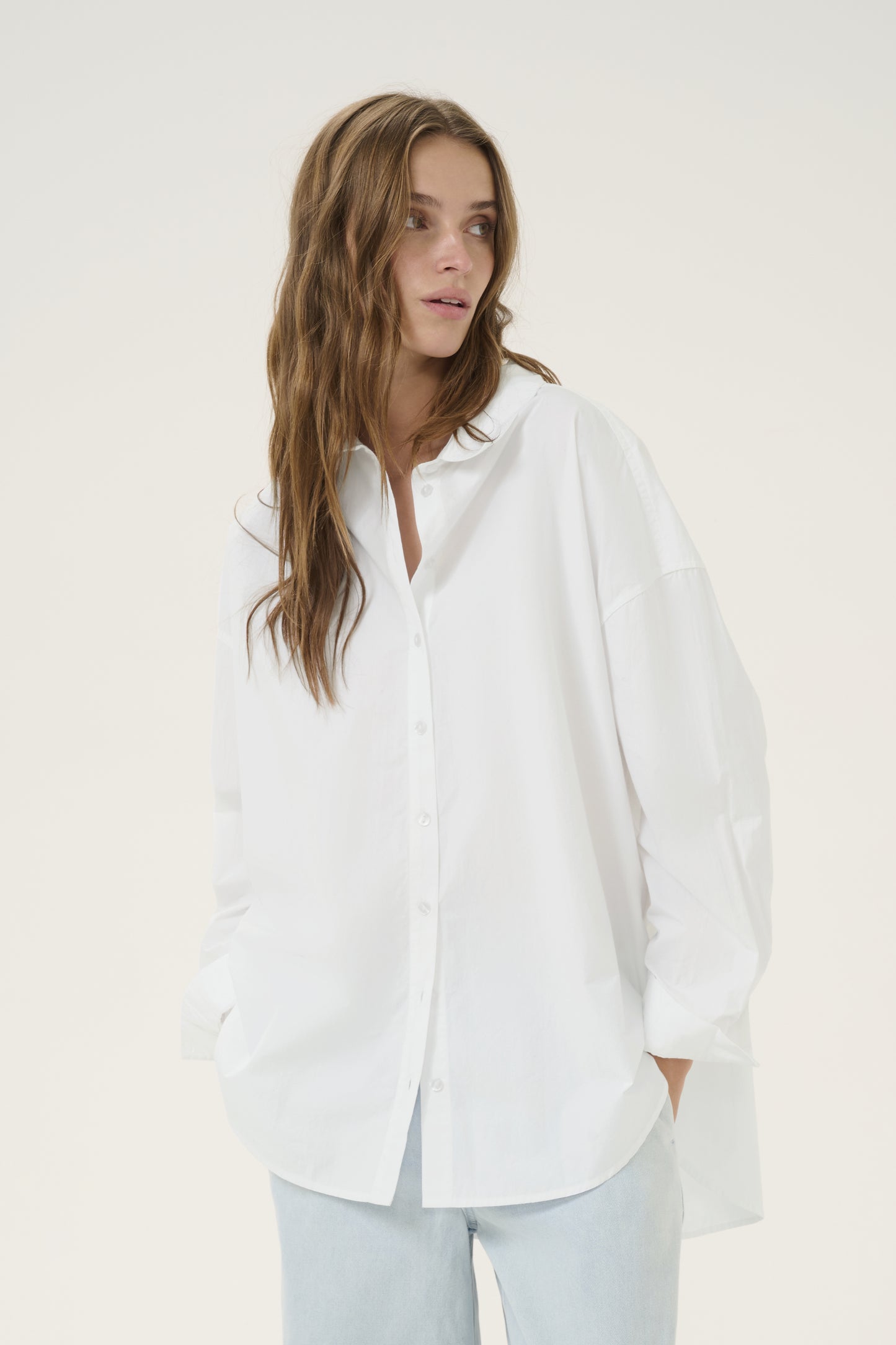 Sunna Boxy Shirt Bright White