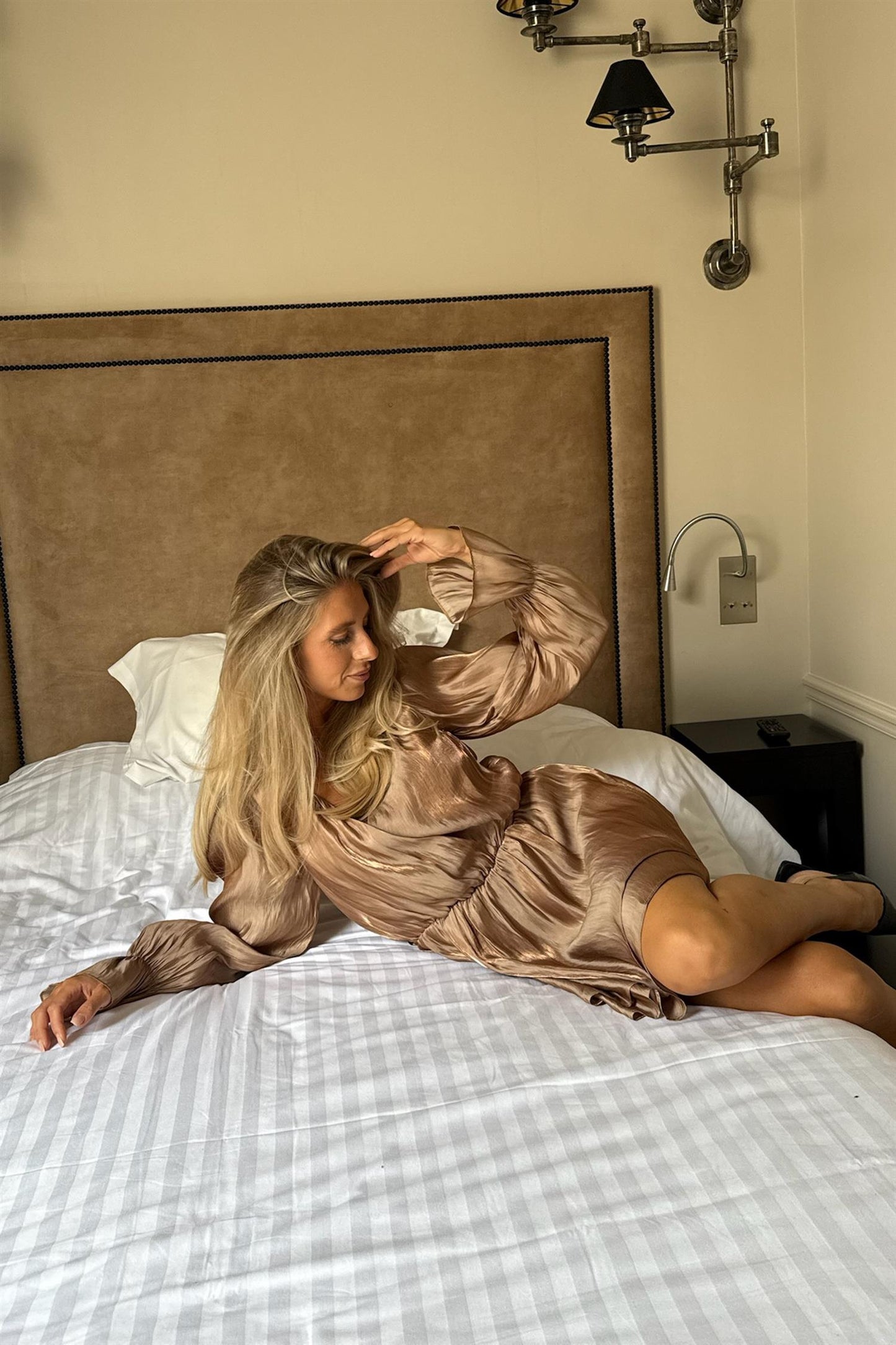 Freya Dress PREORDER Light Brown