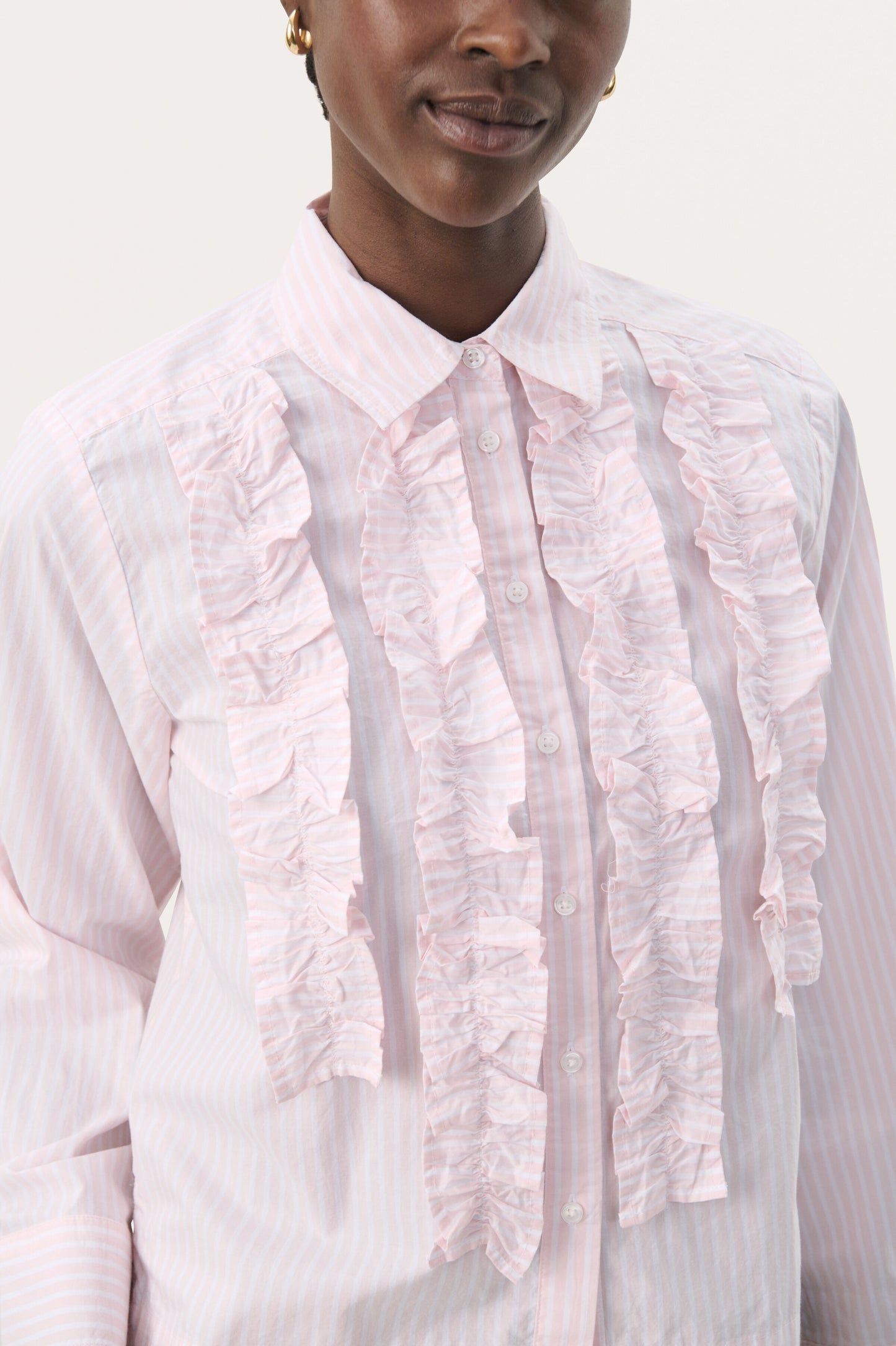 Pranvera Shirt Lotus Stripe