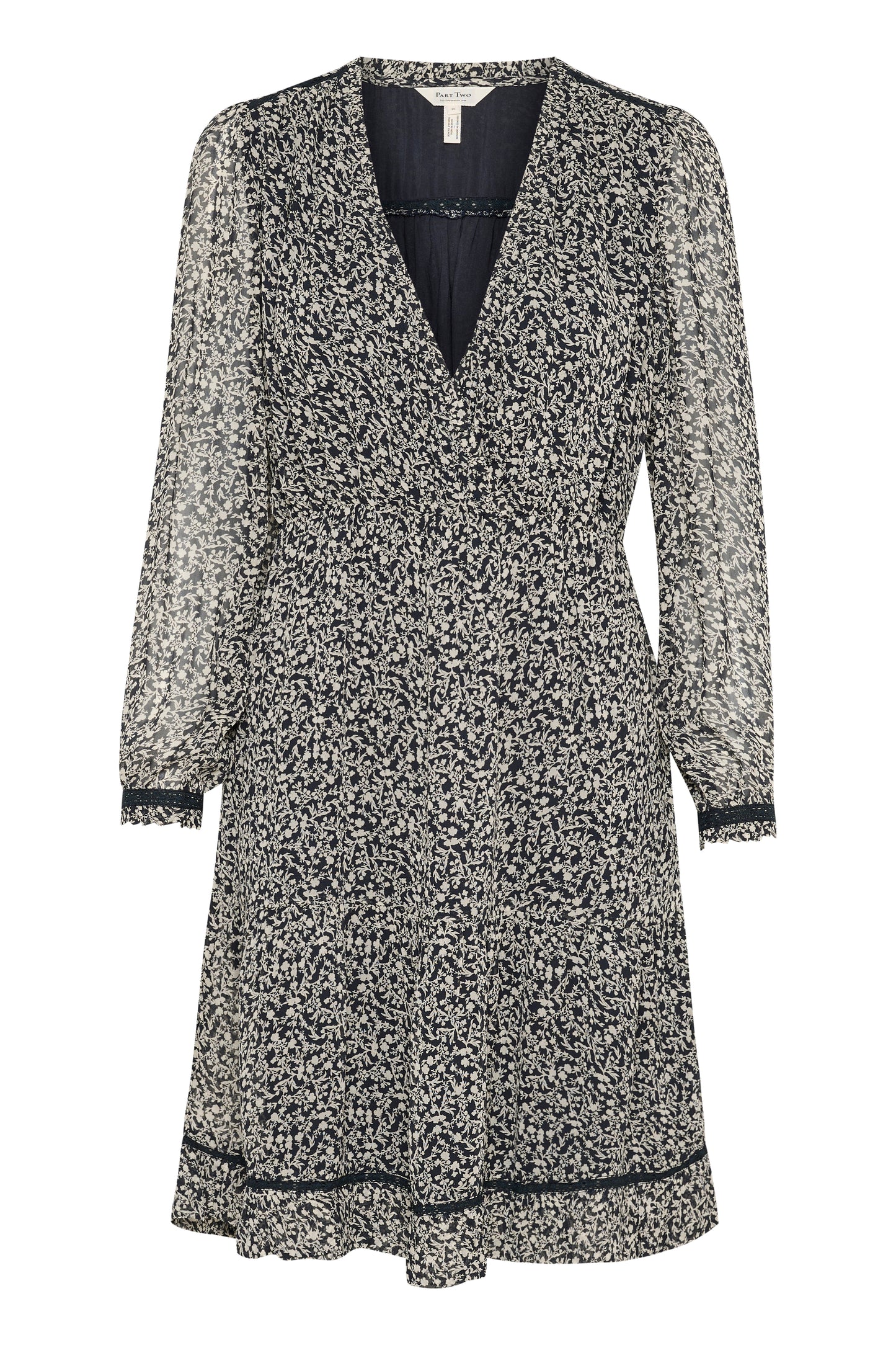 Munya Dress Dark Navy Micro