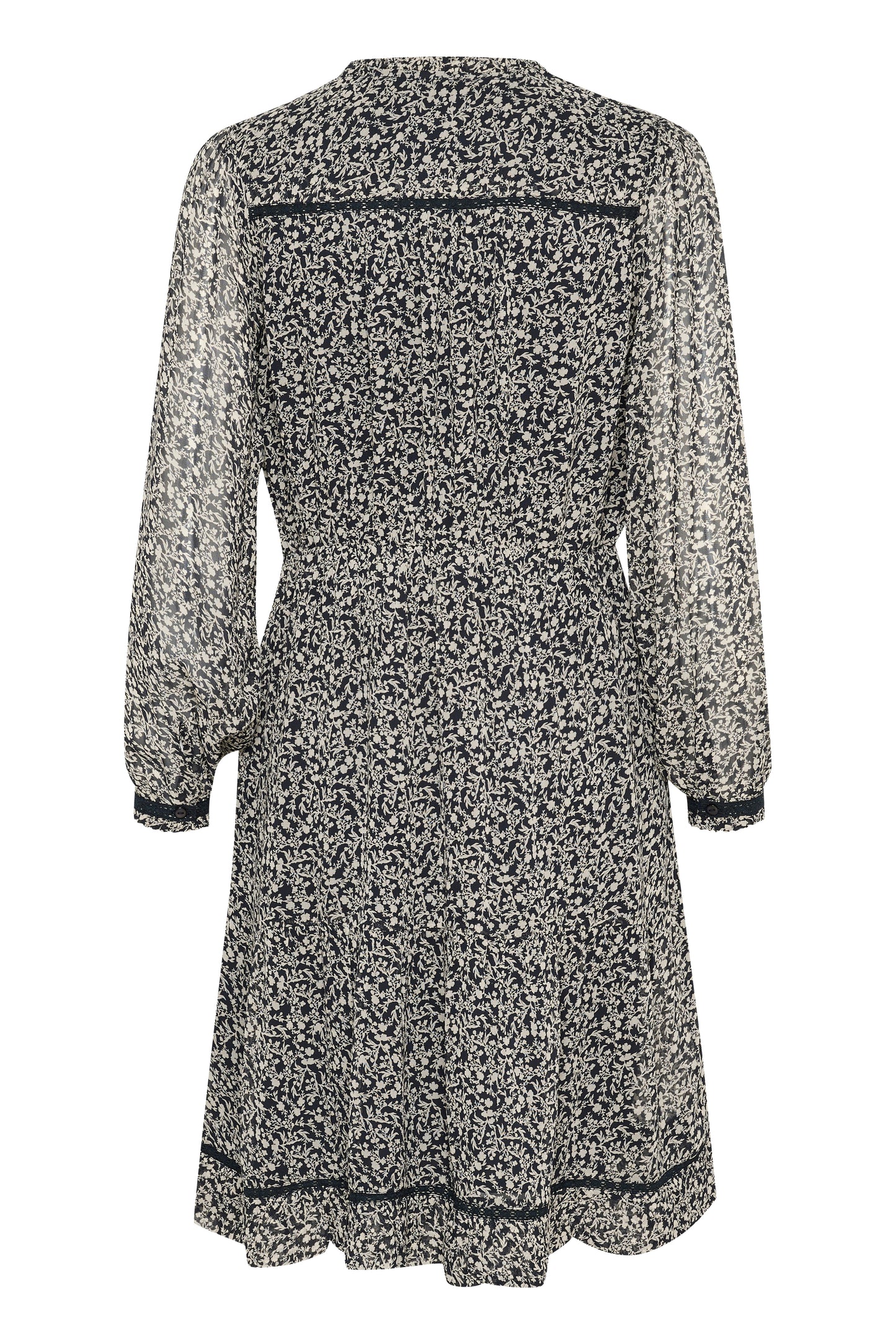 Munya Dress Dark Navy Micro