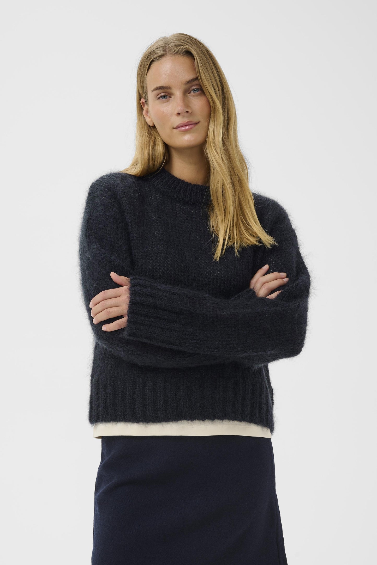 Sille Pullover Dark Navy