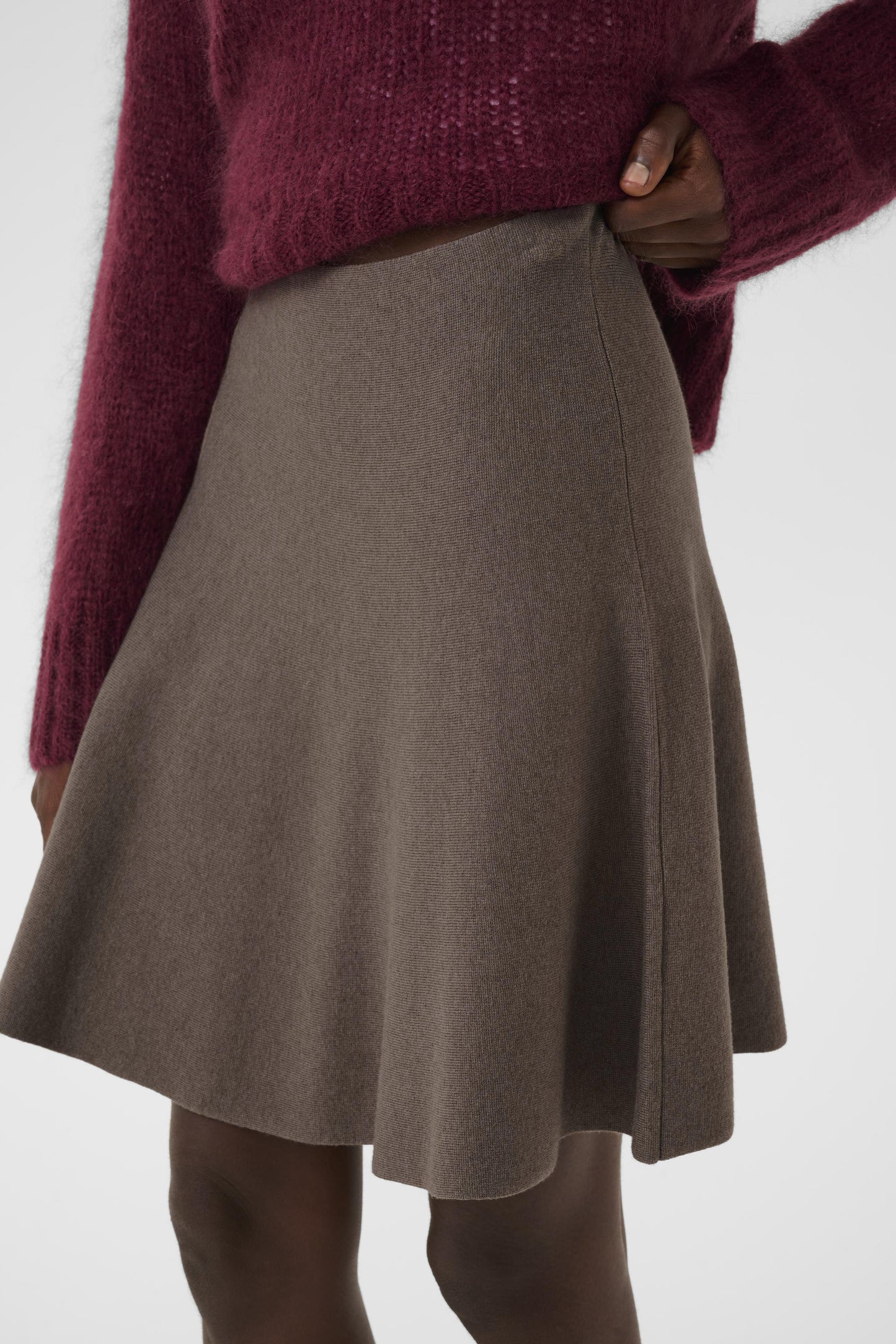 Vikes Skirt Mink Melange