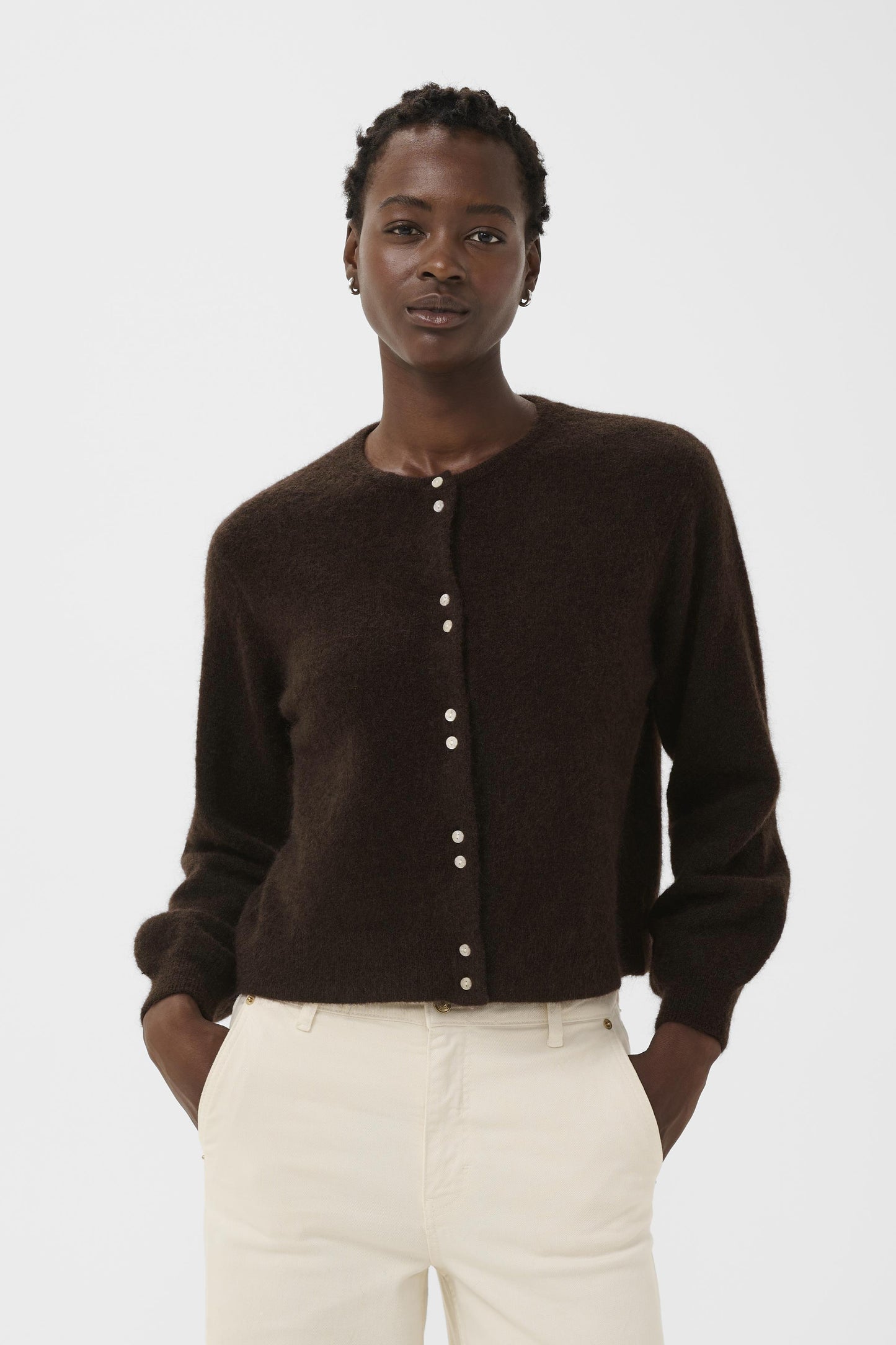 Ninell Cardigan Ganache Melange