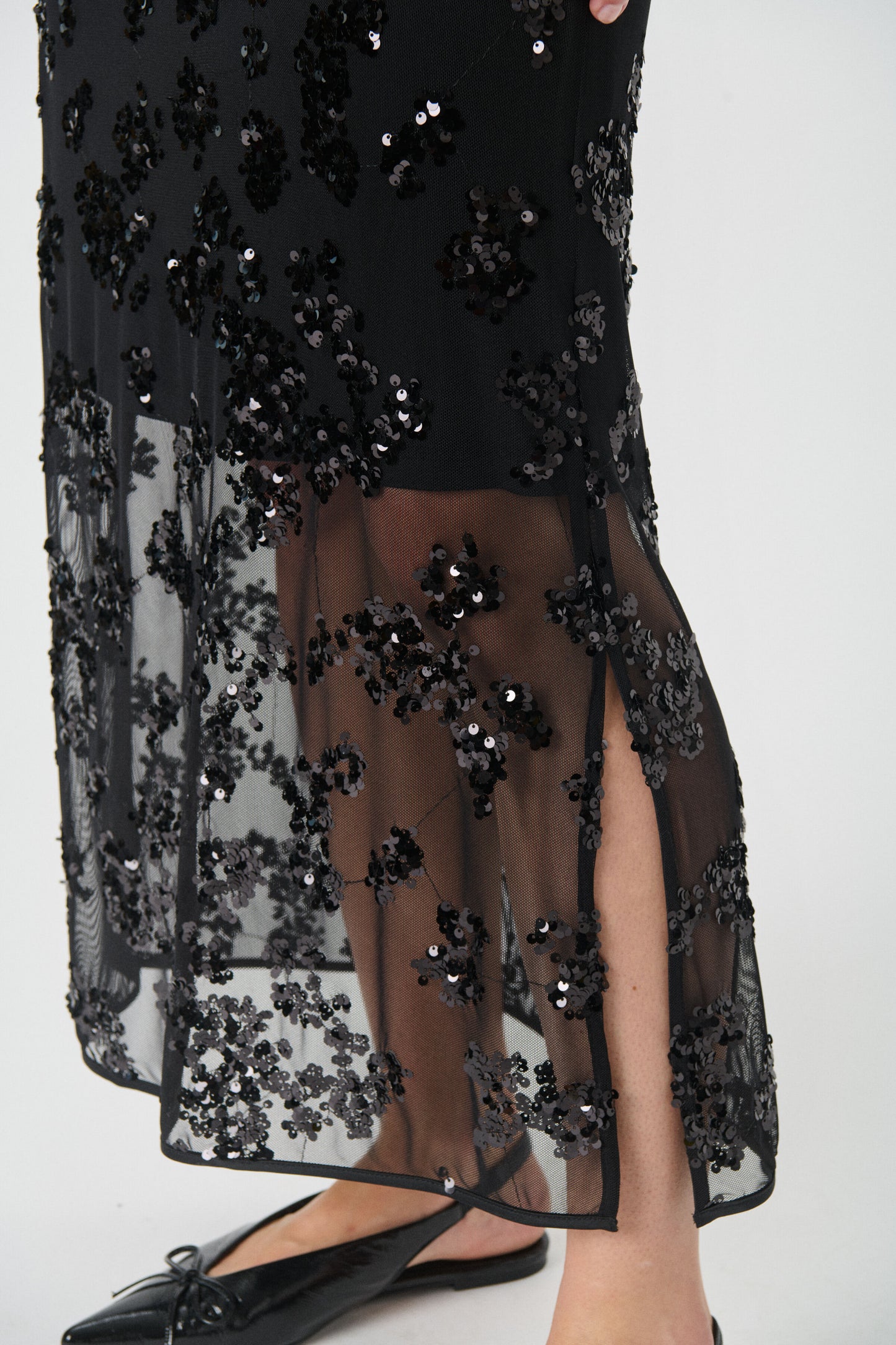 Vivika Skirt Black Sequin