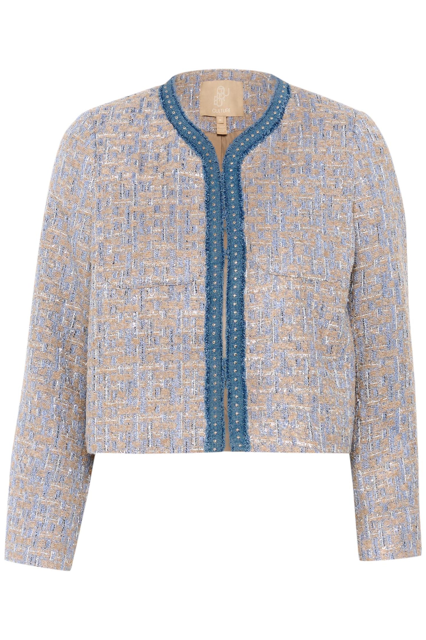 Pana Jacket Blue/Brown Check