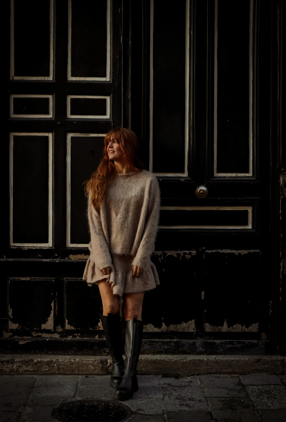 Boxy Sweater Beige