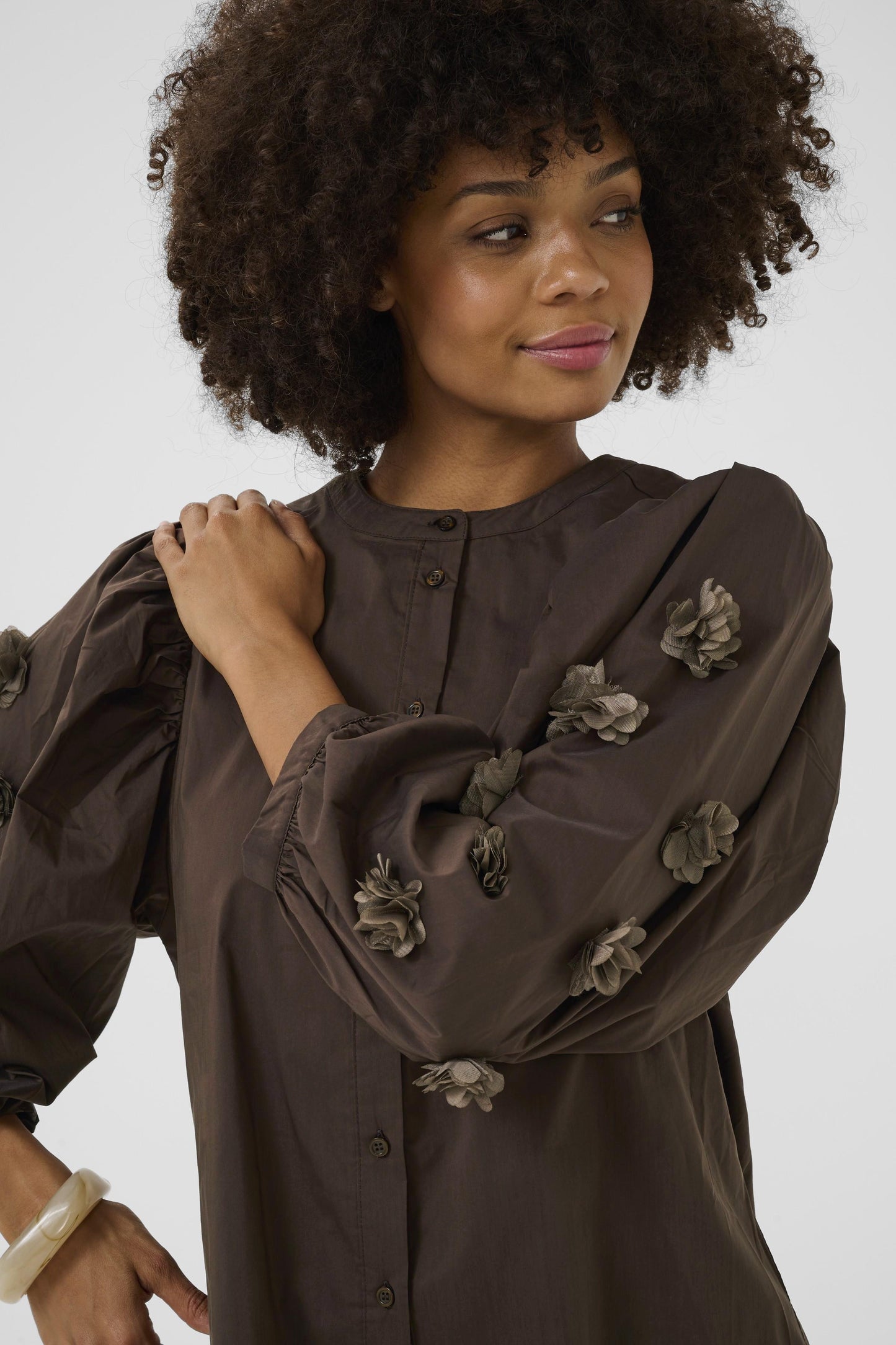 Elna Antoinett Shirt Coffee Bean