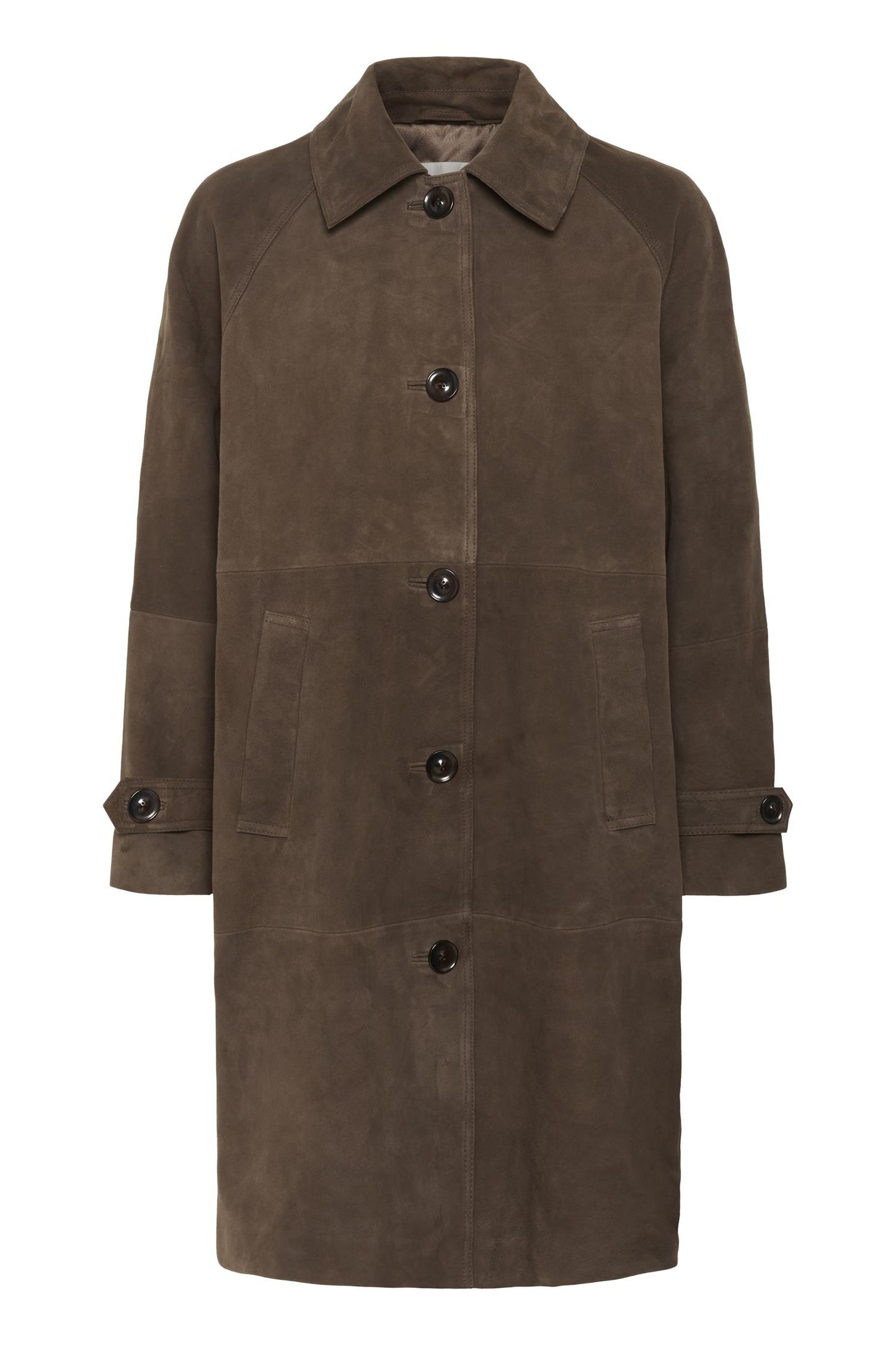 Tara Suede Coat Delicioso