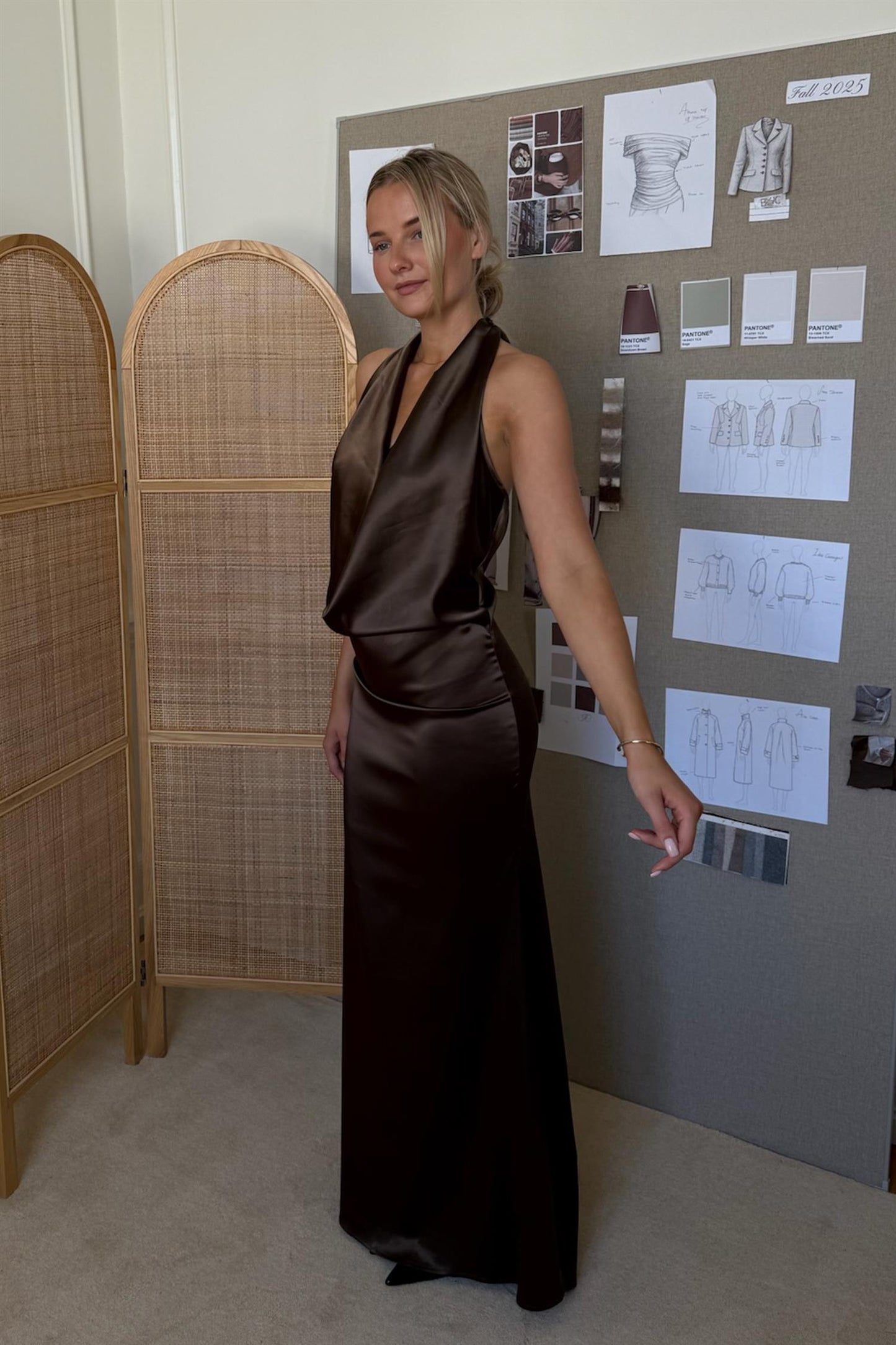 Evelyn Maxi Dress PREORDER Brown