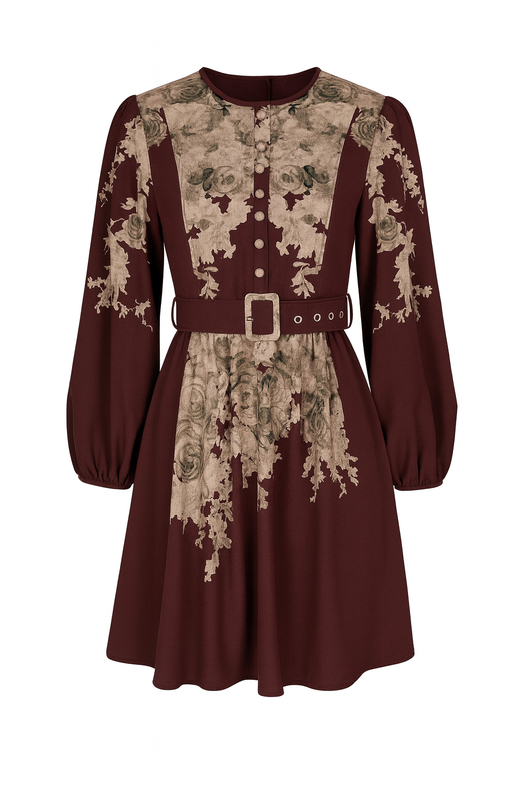 Livia Dress Bordeaux