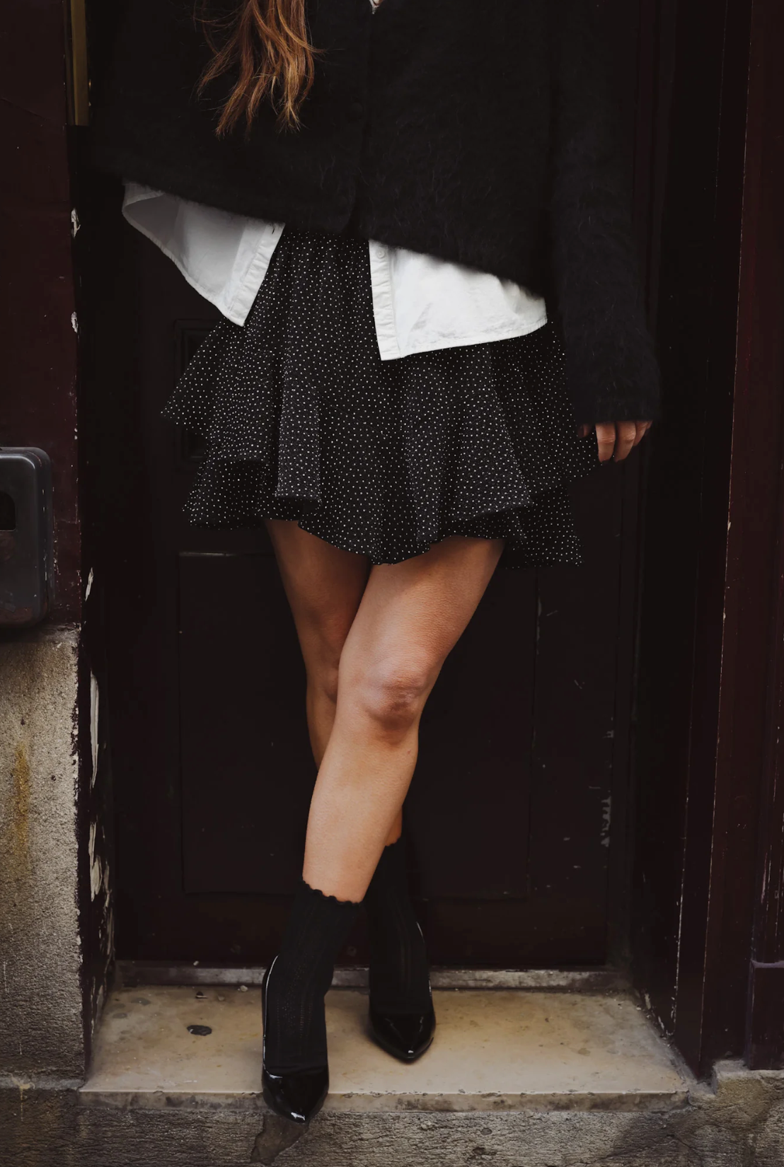 Stardust Skirt Shorts Black