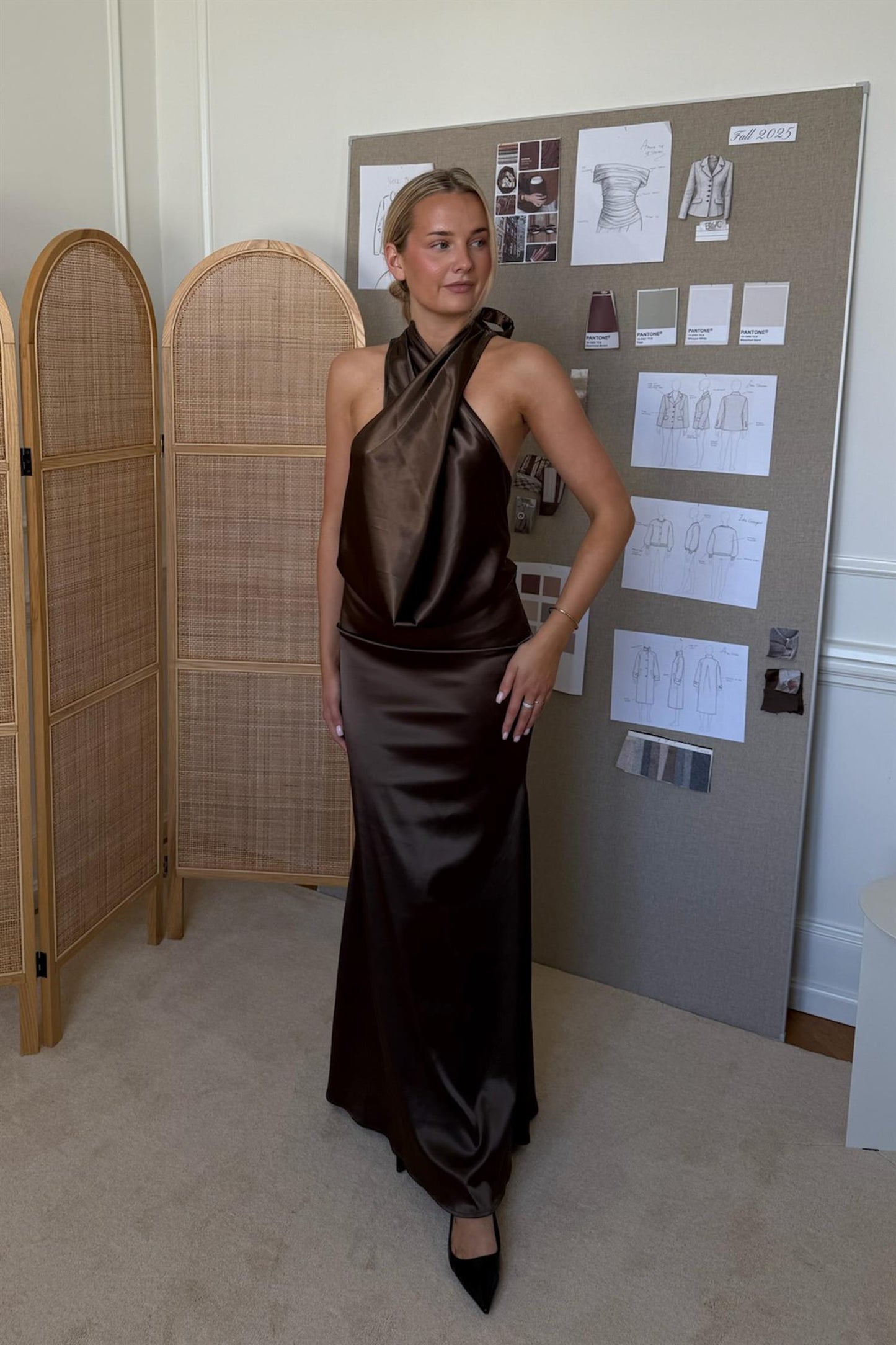 Evelyn Maxi Dress PREORDER Brown