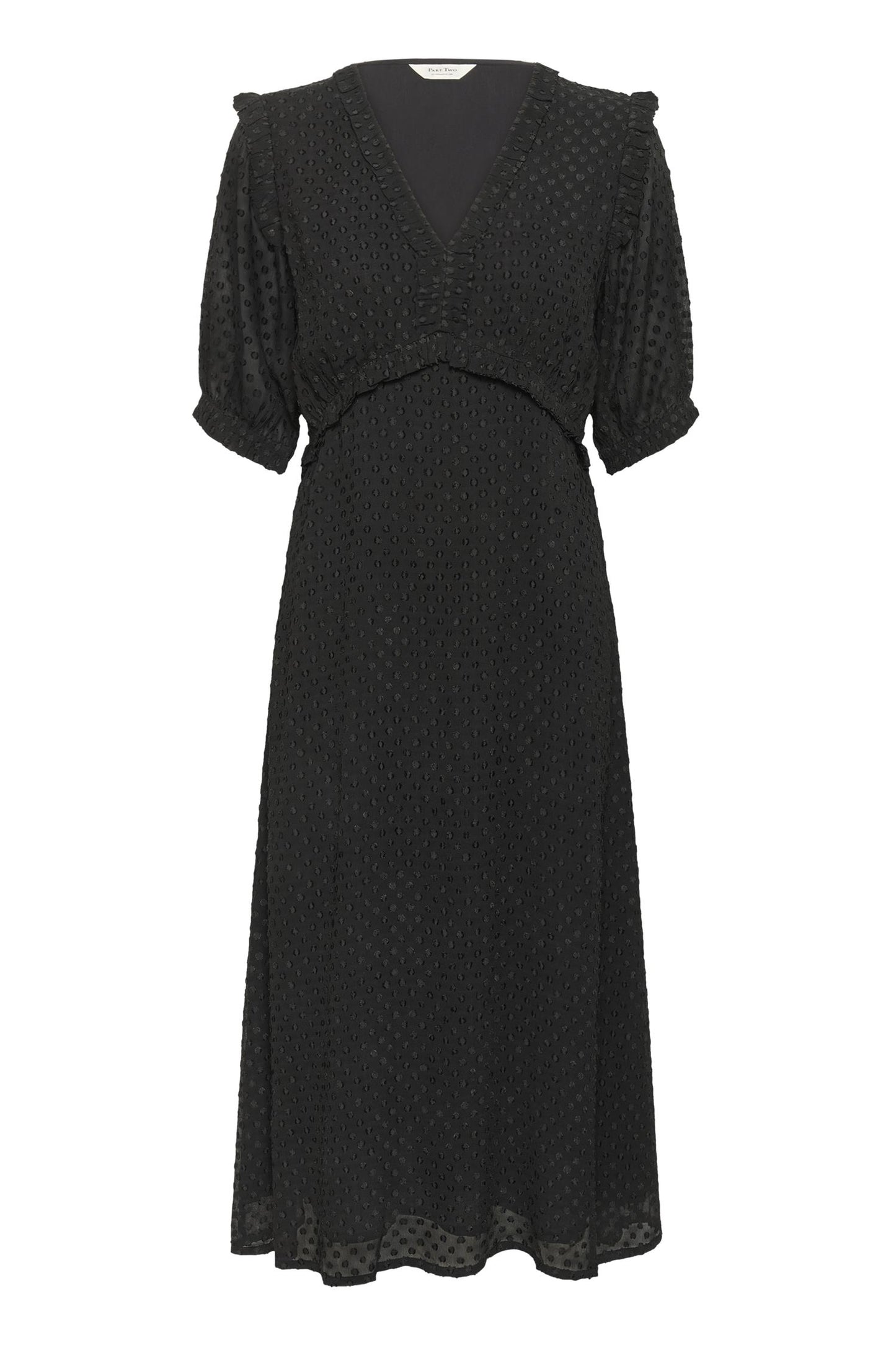 Venia Dress Black Dot