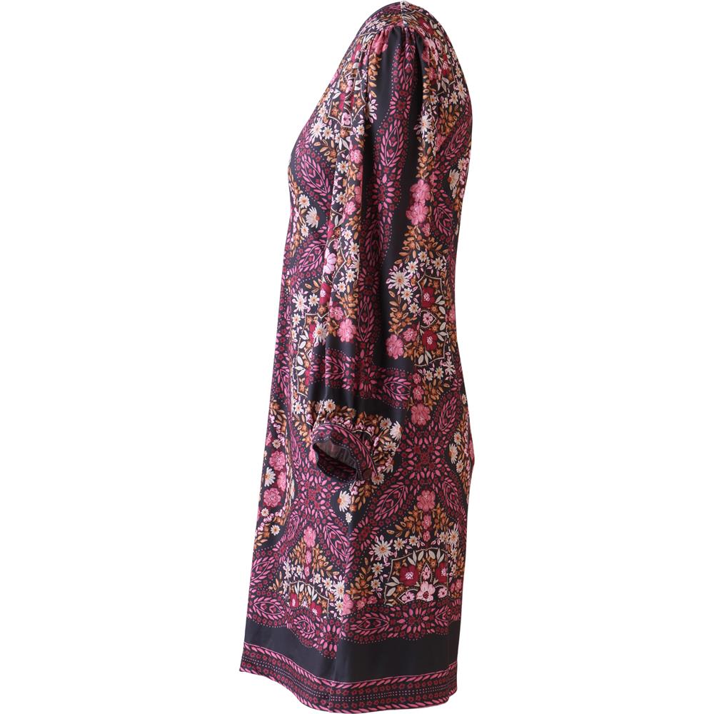 Malayah Beaded Dress Wine