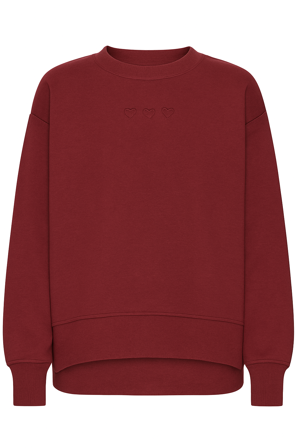 Olinne Sweater Red Dahlia Melange