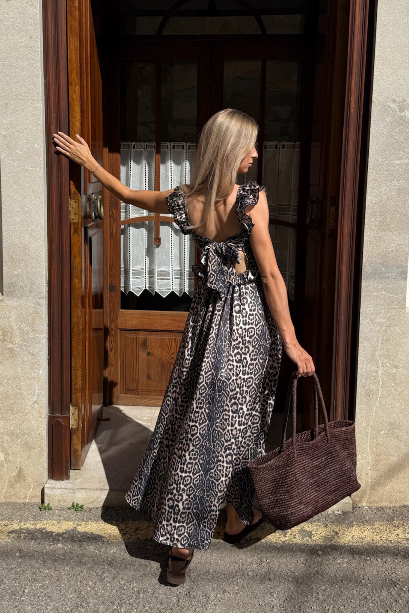Melba Dress Leopard Print