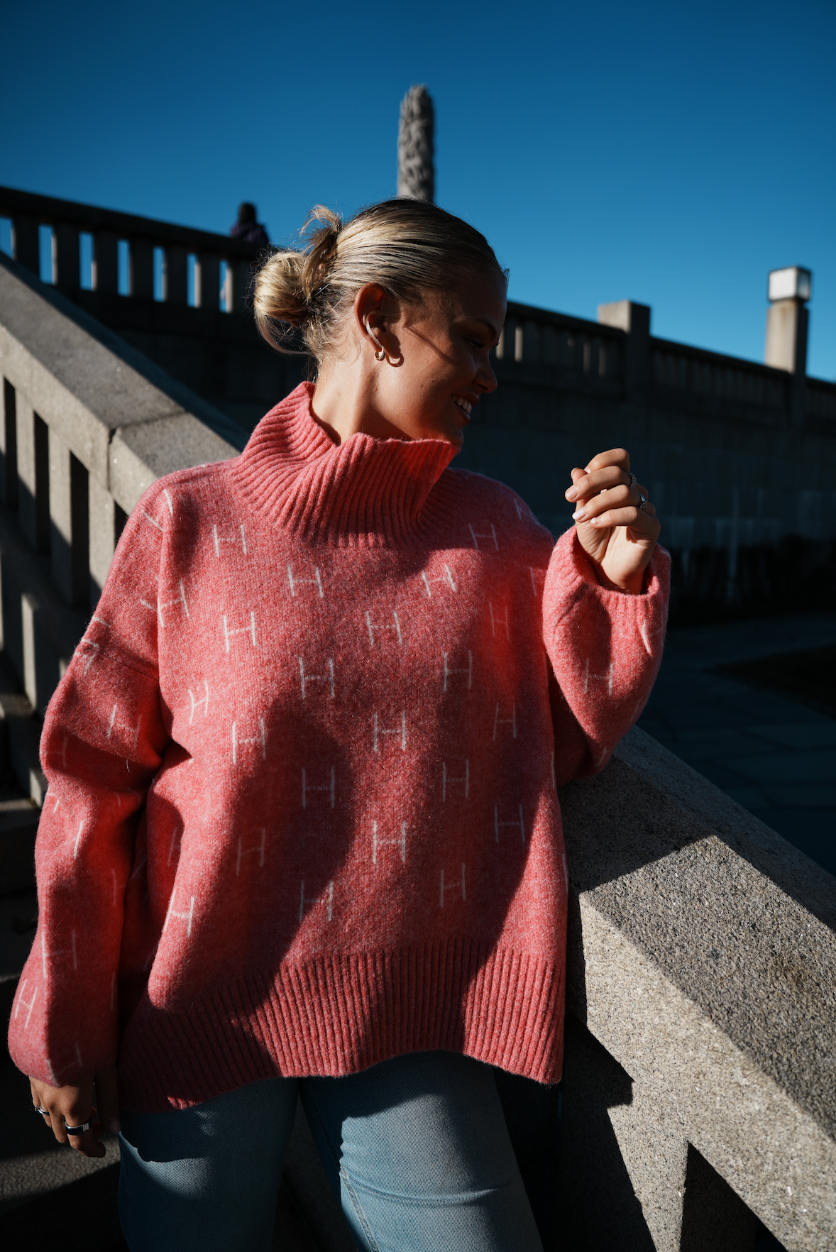 Fam Short Sweater Chateau Rose