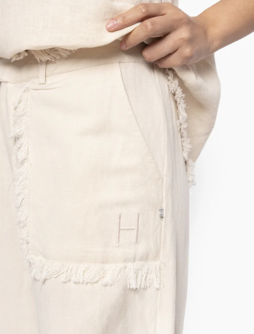 Lila Linen Trousers Summer Sand