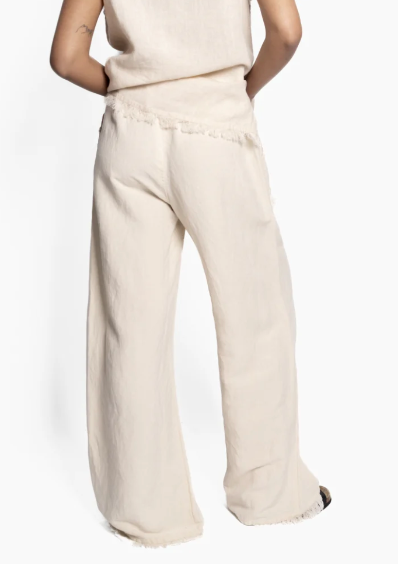 Lila Linen Trousers Summer Sand