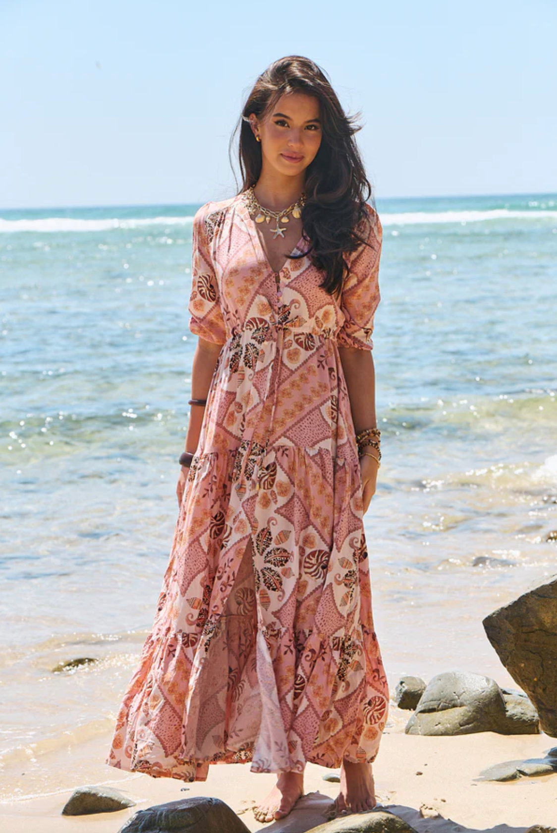 Tahitian Tessa Maxi Dress