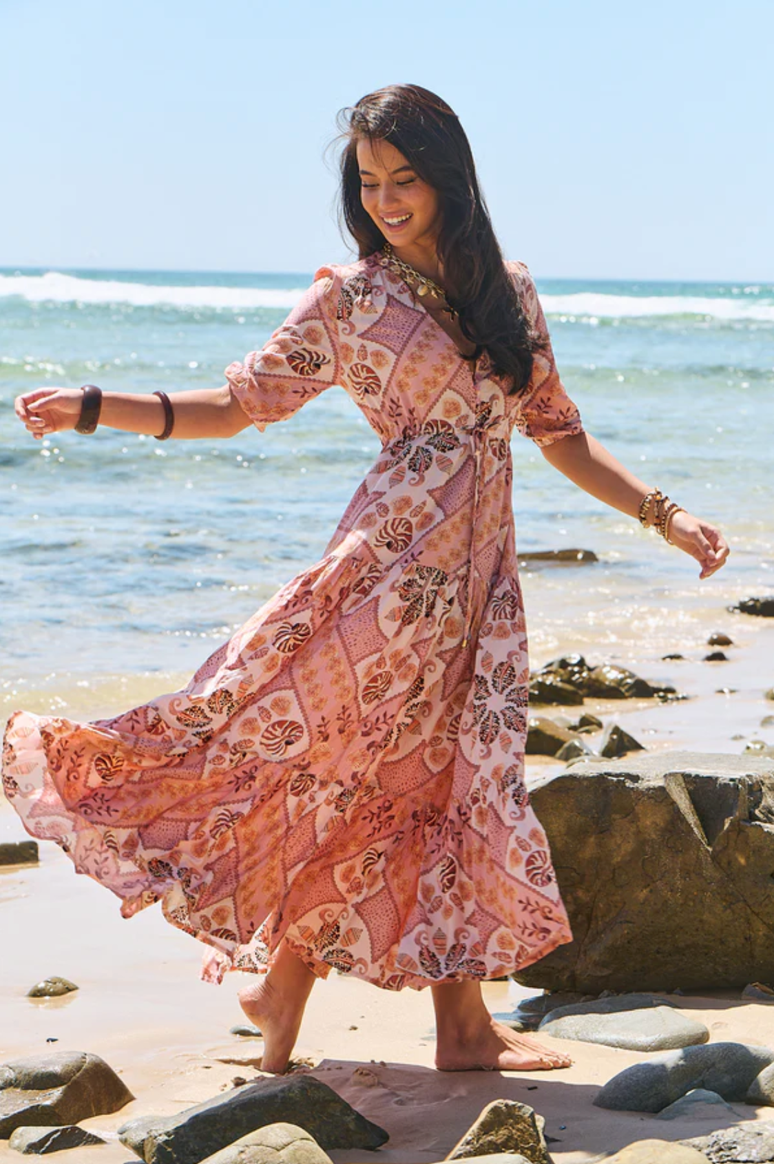Tahitian Tessa Maxi Dress