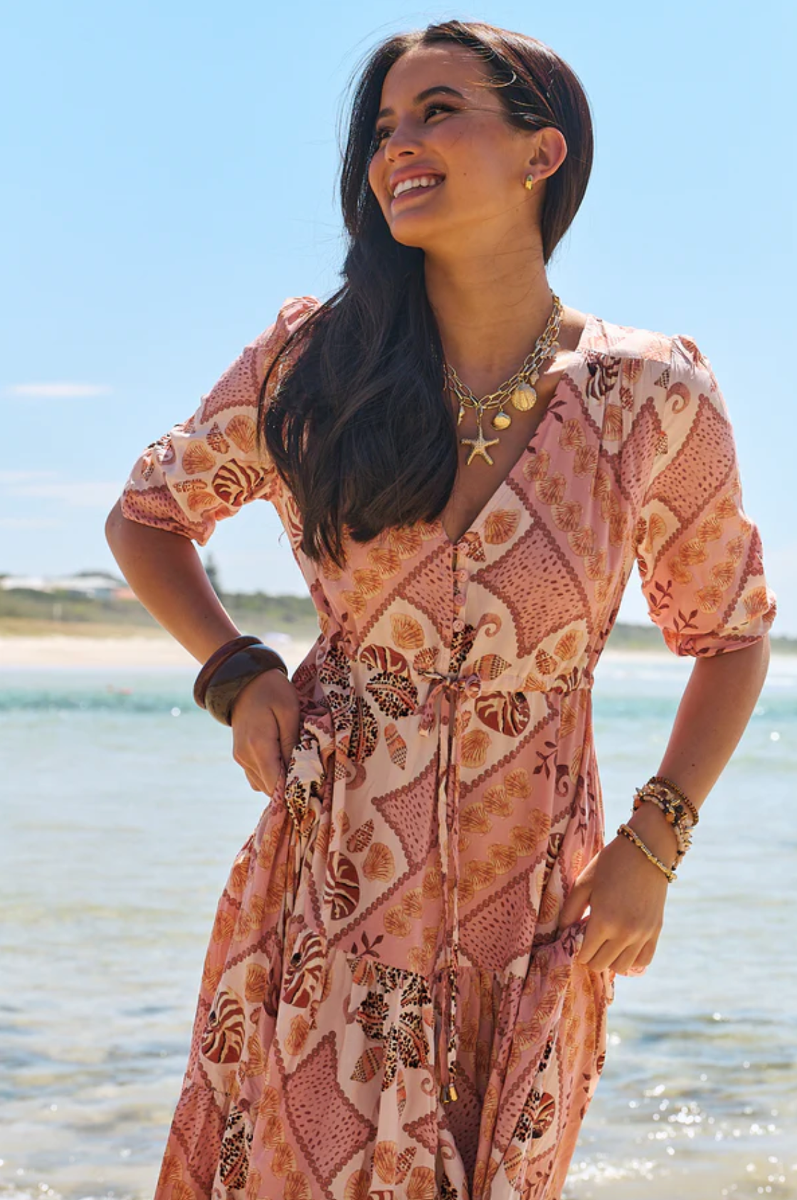 Tahitian Tessa Maxi Dress
