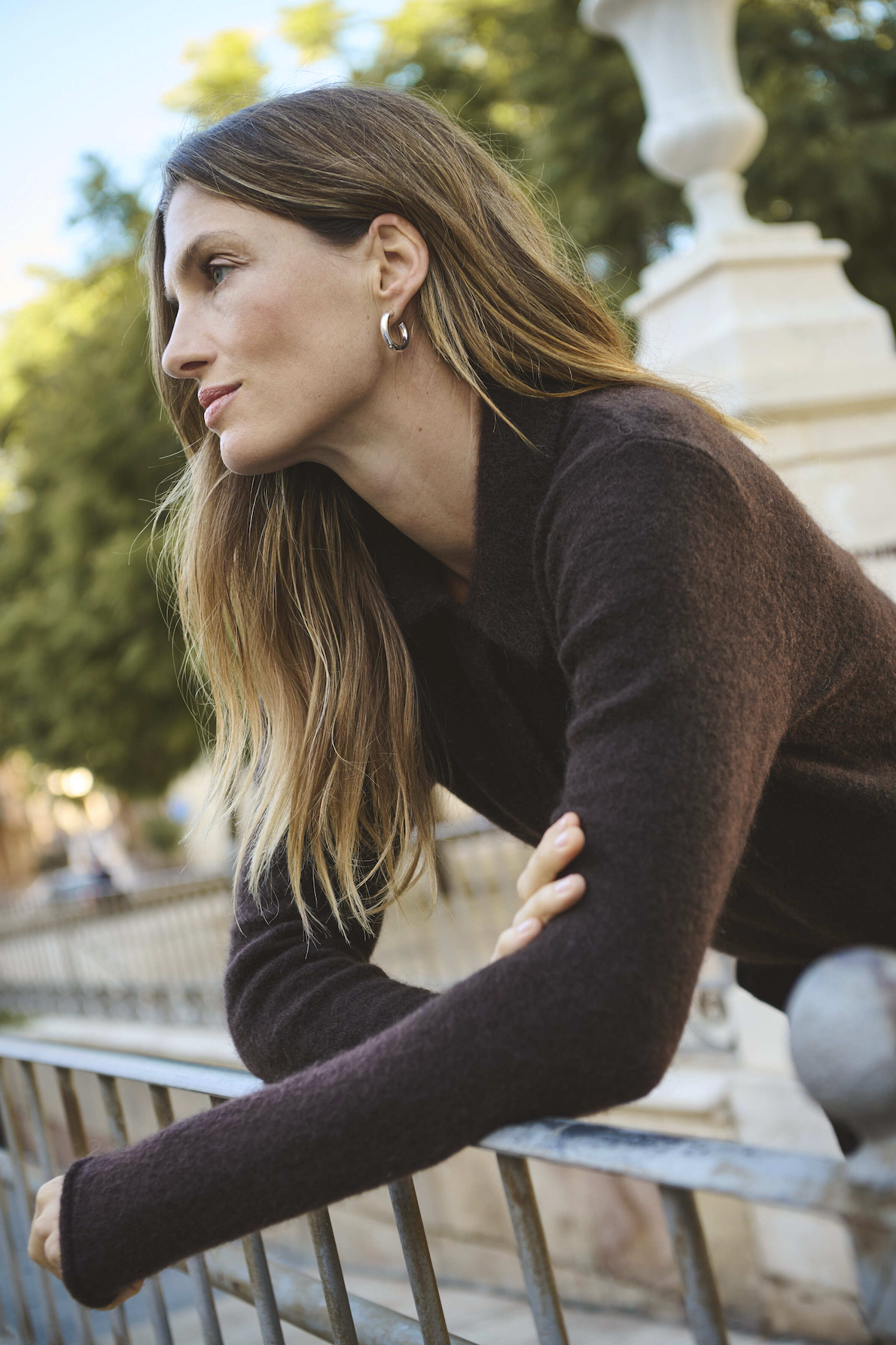 Silya Pullover Ganache Melange