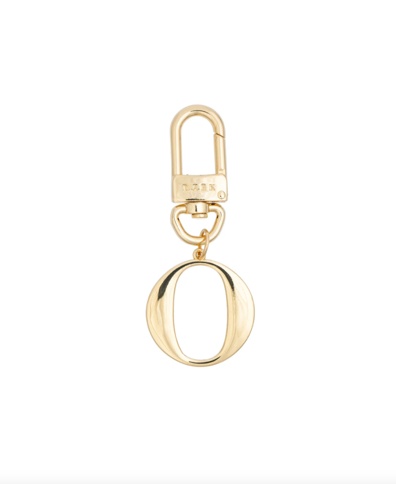 Metal Letter Bag Charm O