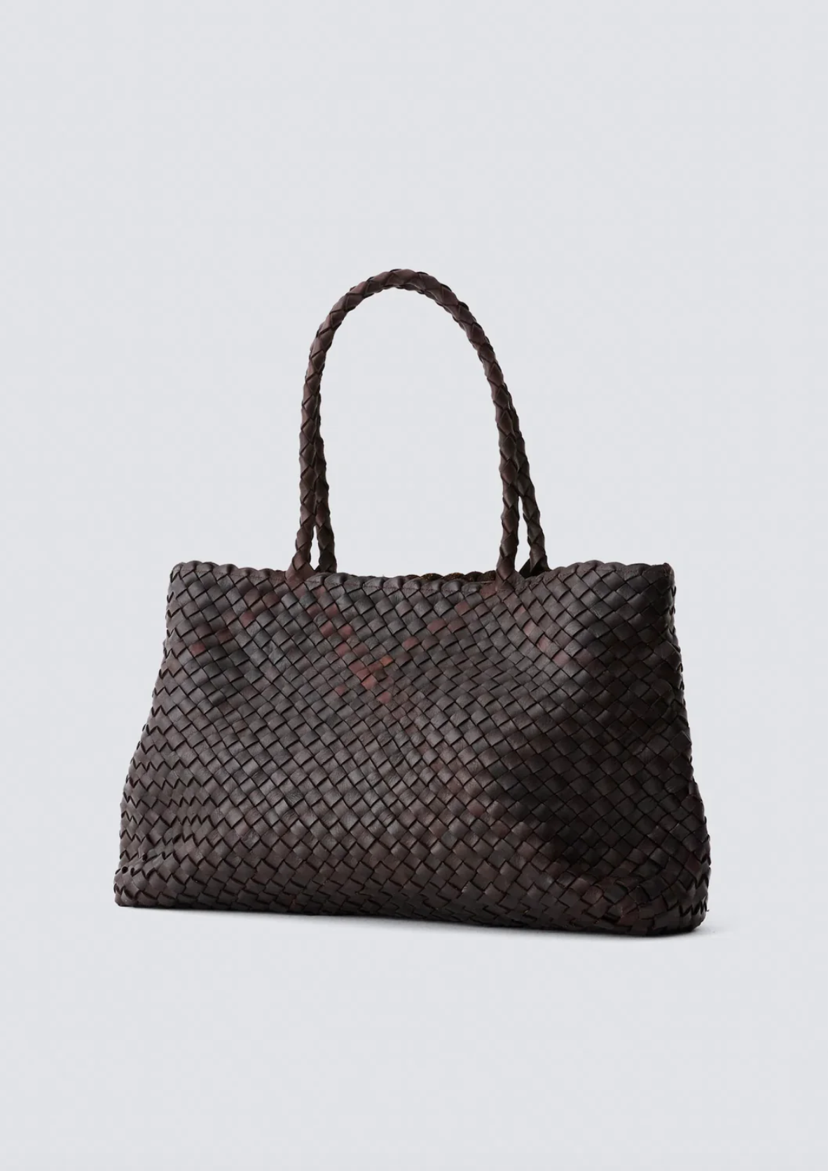 Vintage Mesh Tote Dark Brown