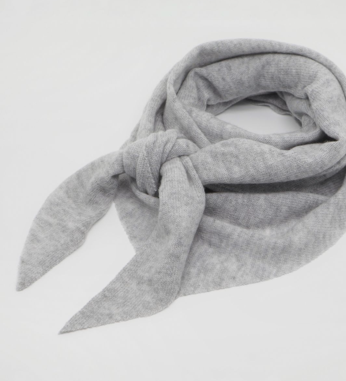 Skjerf Merinoull Light Grey