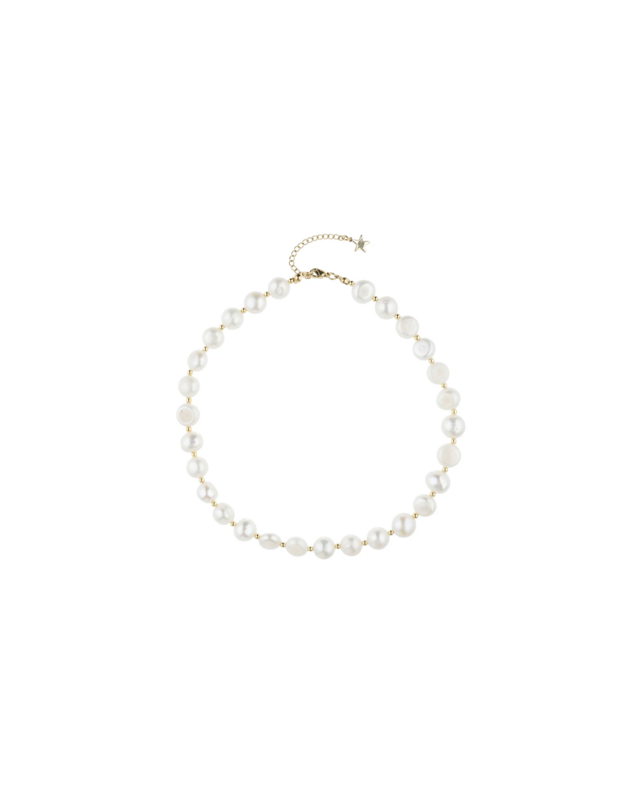 Fresh Water Pearl Necklace 8mm 40cm