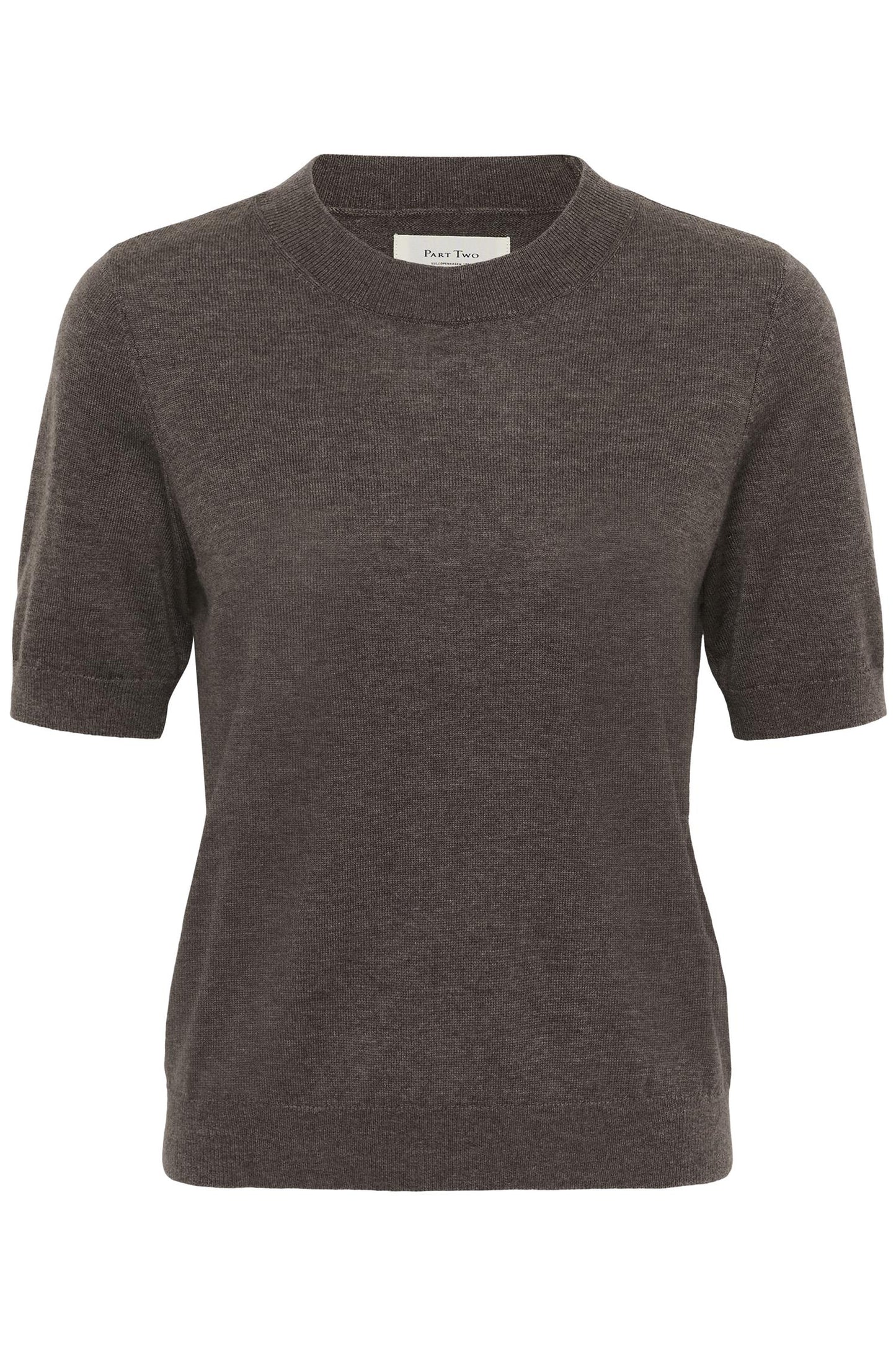 Everlottas Tee Dark Mink Melange