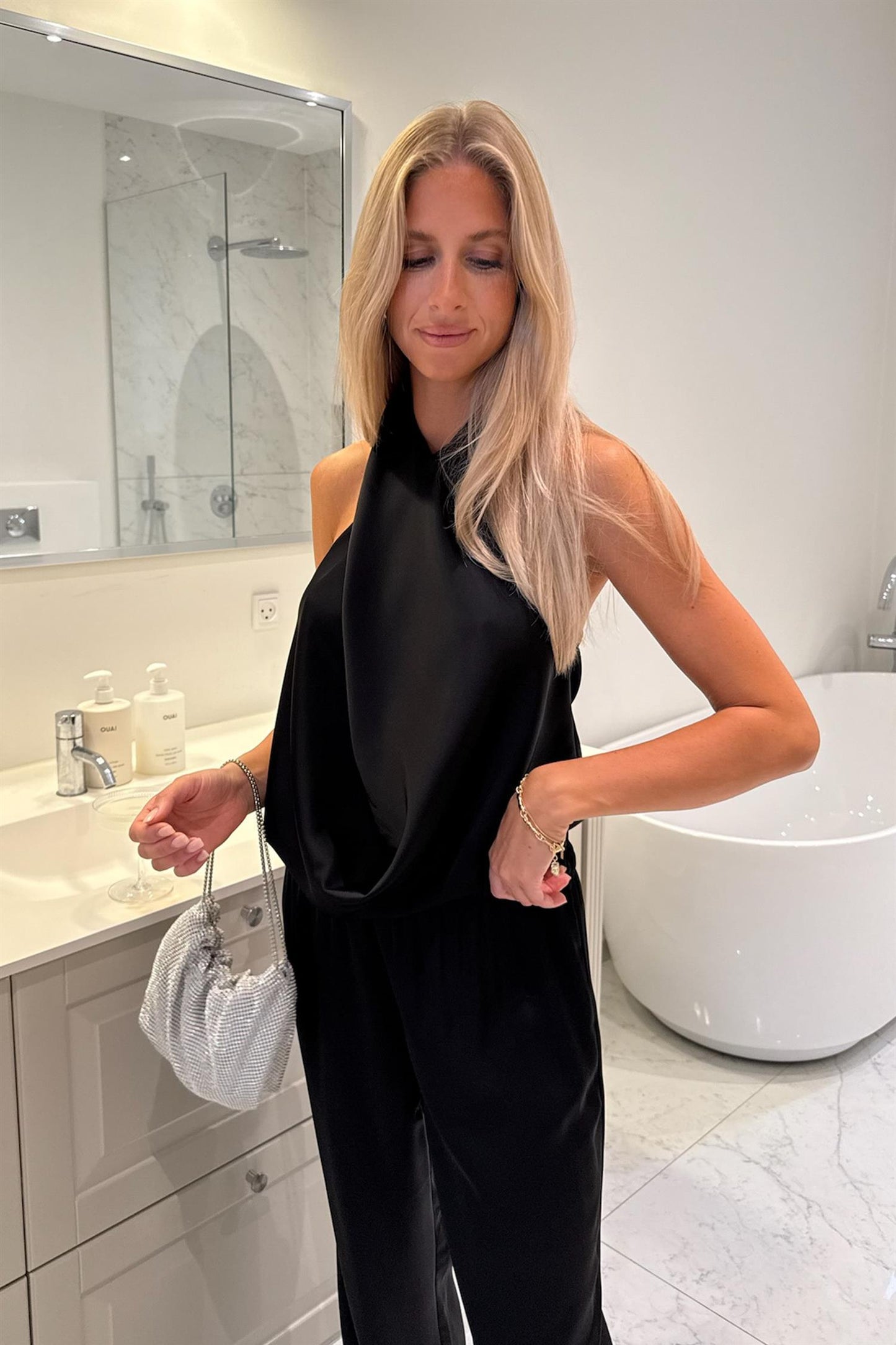 Holly Wrap Top PREORDER Black