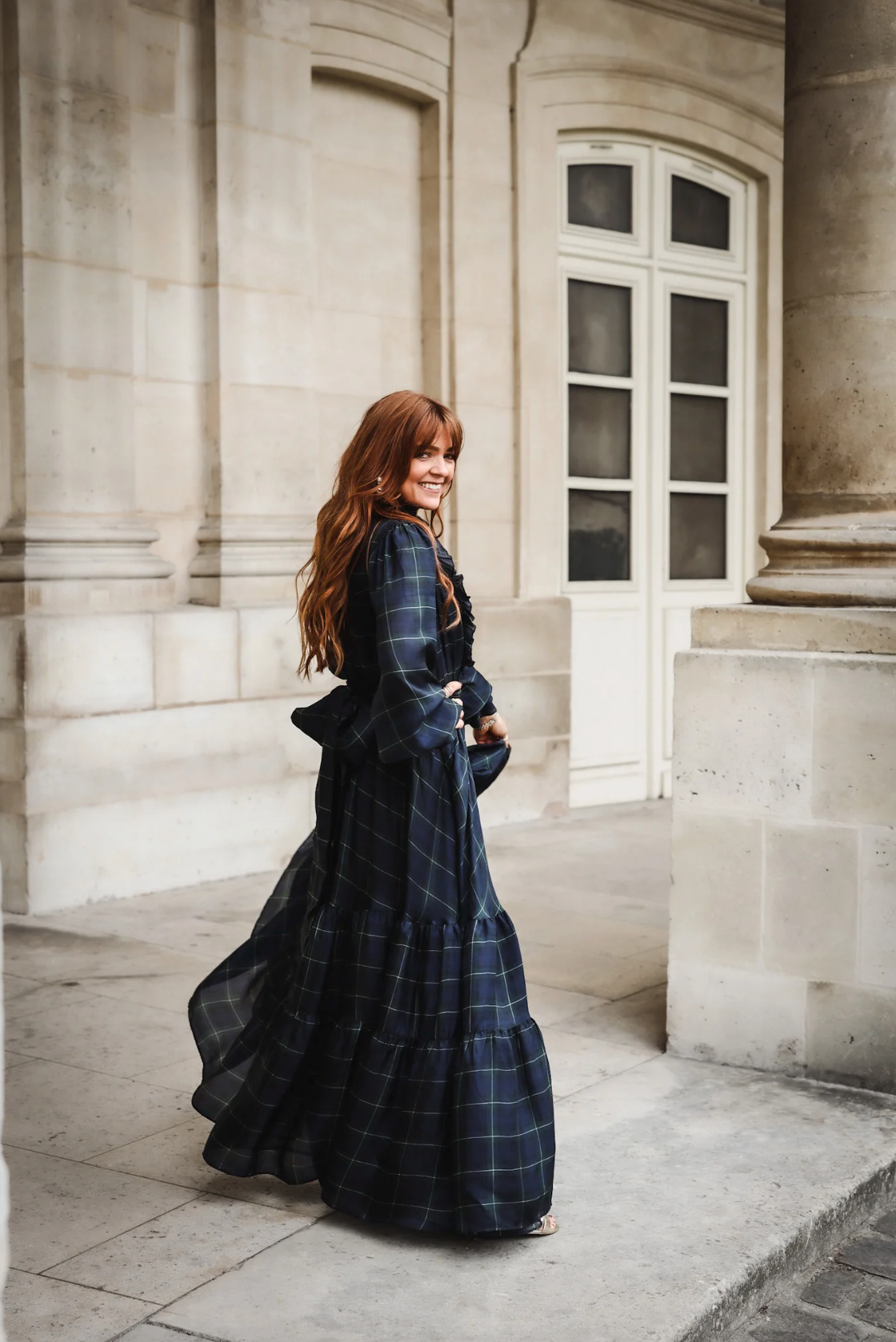 Check Showpiece Dress
