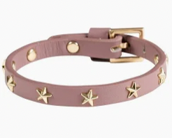 Leather Star Stud Bracelet Mini Rose