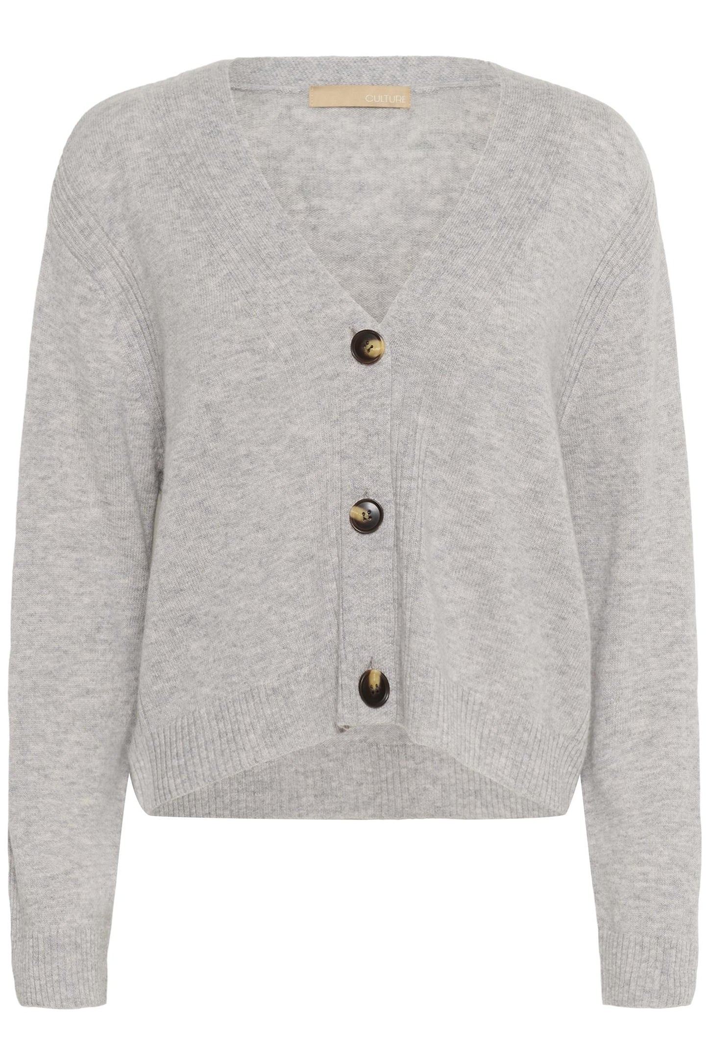 Bjanca Arrow Cardigan Mid Grey Melange