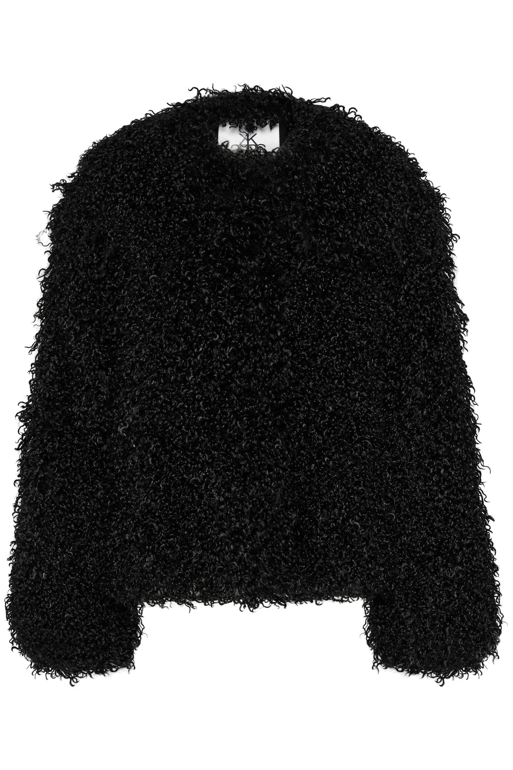 Spencer Fur Jacket Black