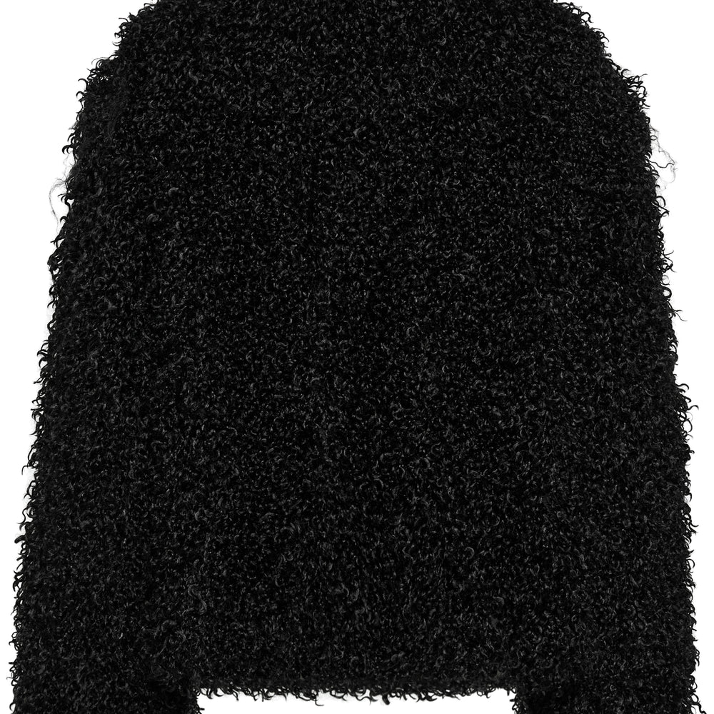 Spencer Fur Jacket Black