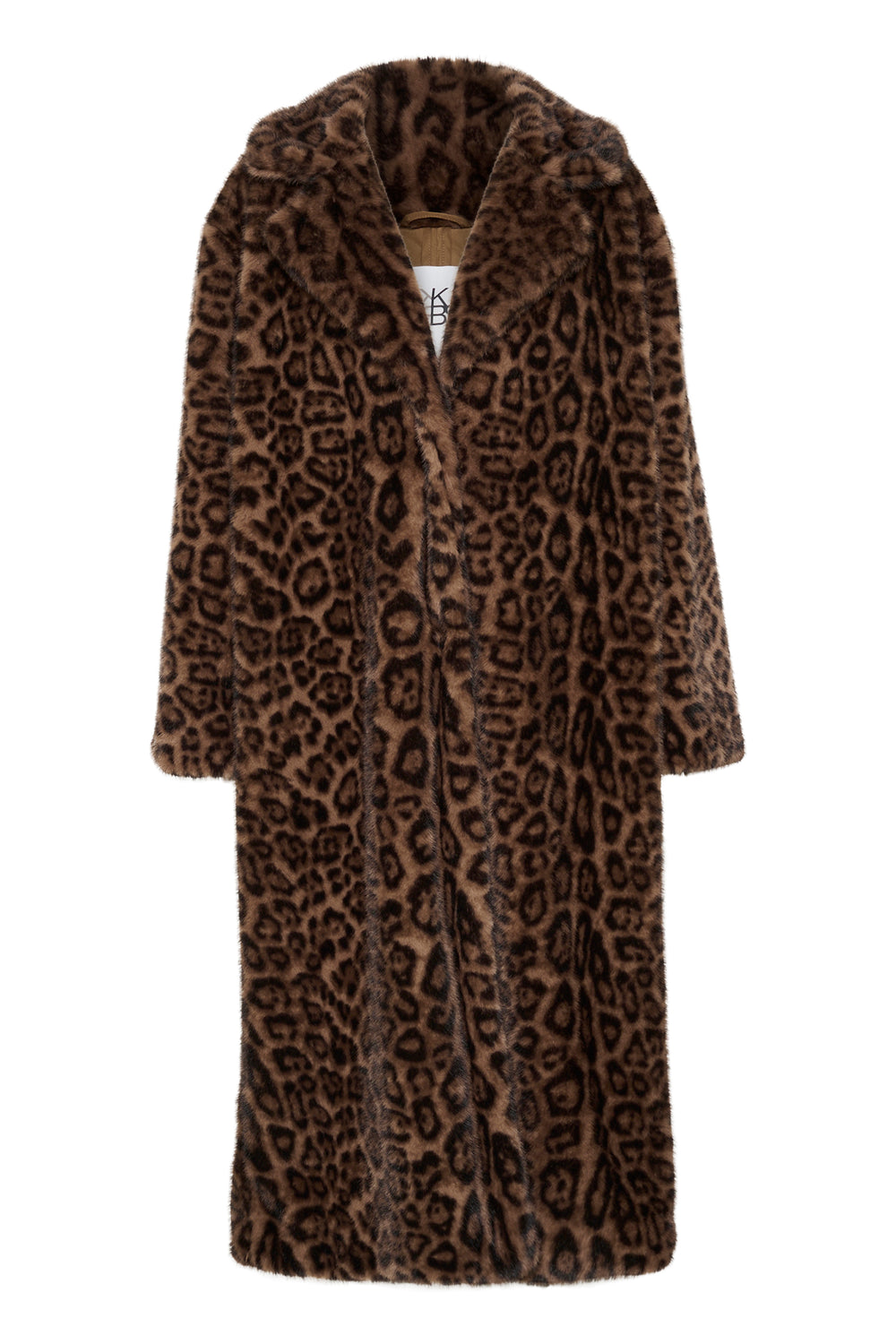 Tira Fur Coat Brown Leopard