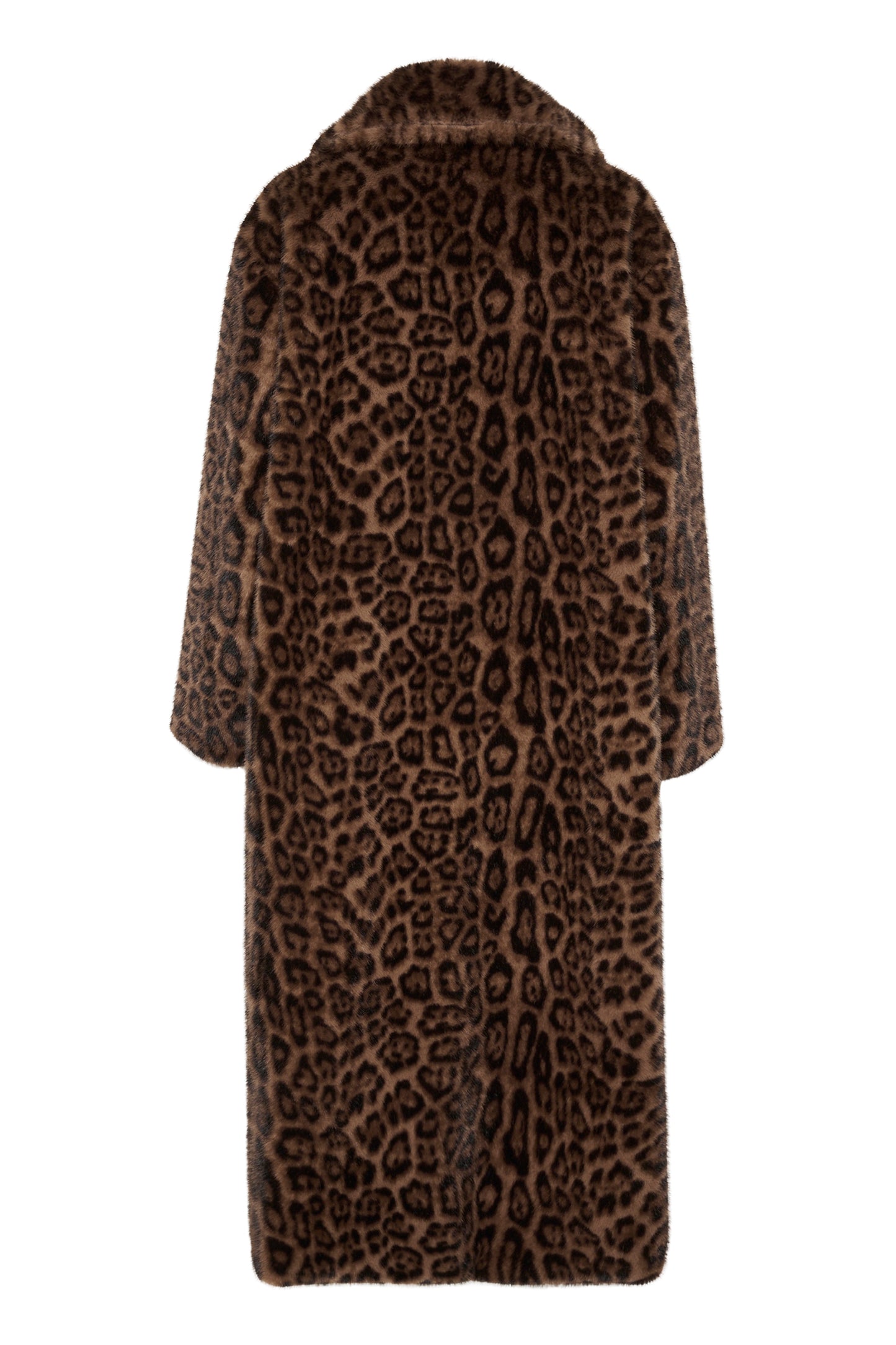 Tira Fur Coat Brown Leopard