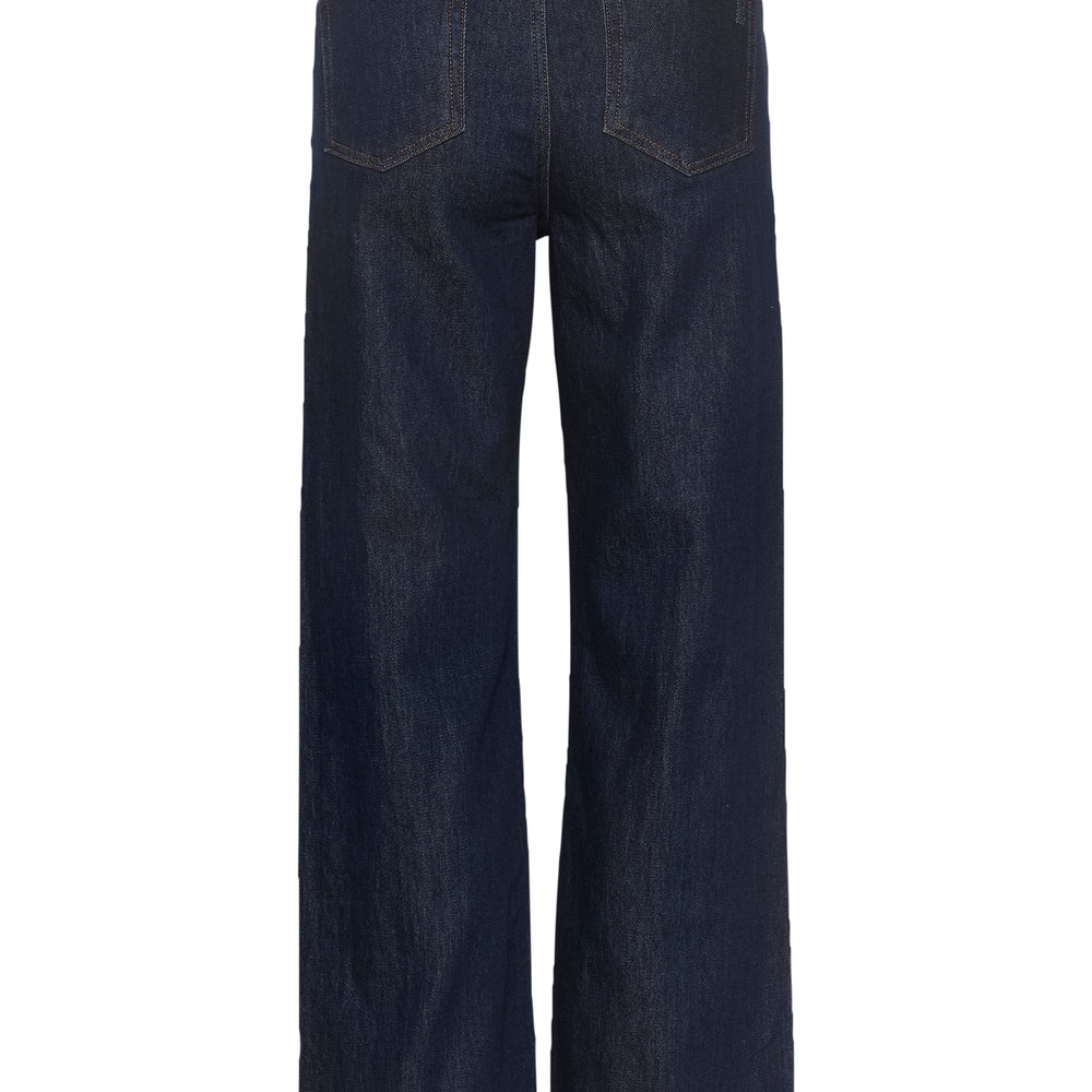 LouisMW High Wide Dark Blue Unwashed