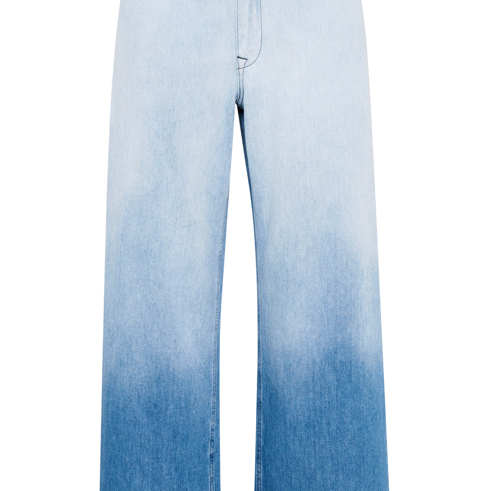 Malo Wide Jeans Blue Dip Dye