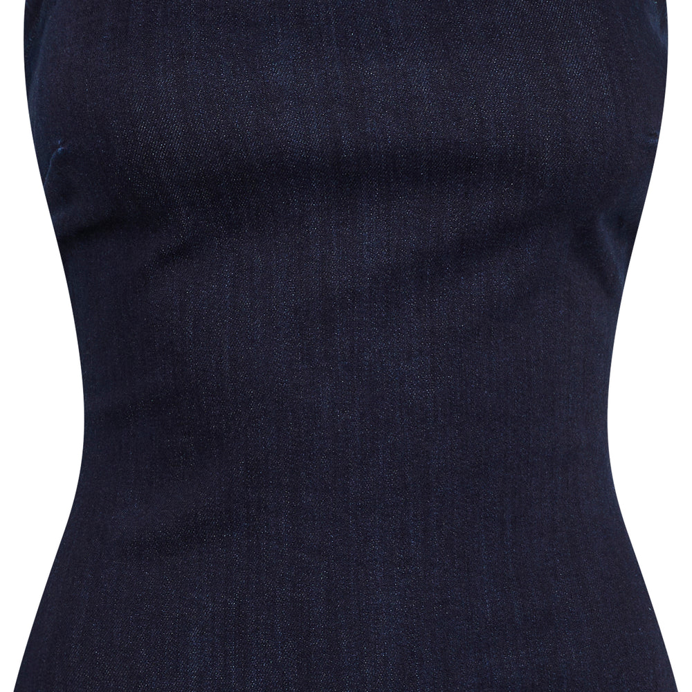 Ayo Top Dark Blue Unwashed