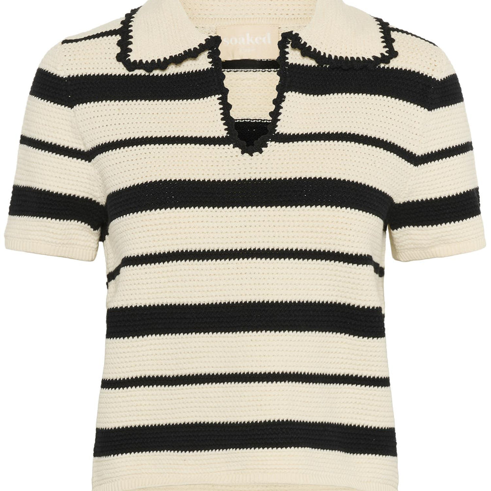 Madelena Pullover Broken White W Black