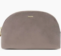 Velvet Make-Up Pouch Small Taupe