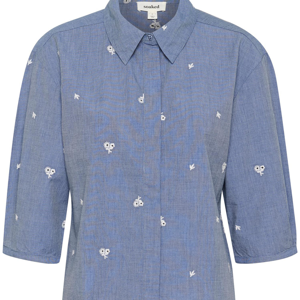 Elly Shirt Medium Blue Denim