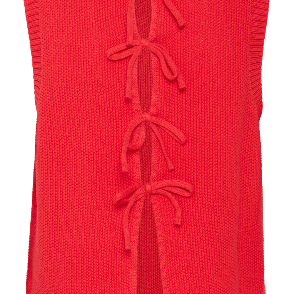 Dotties Vest Mars Red